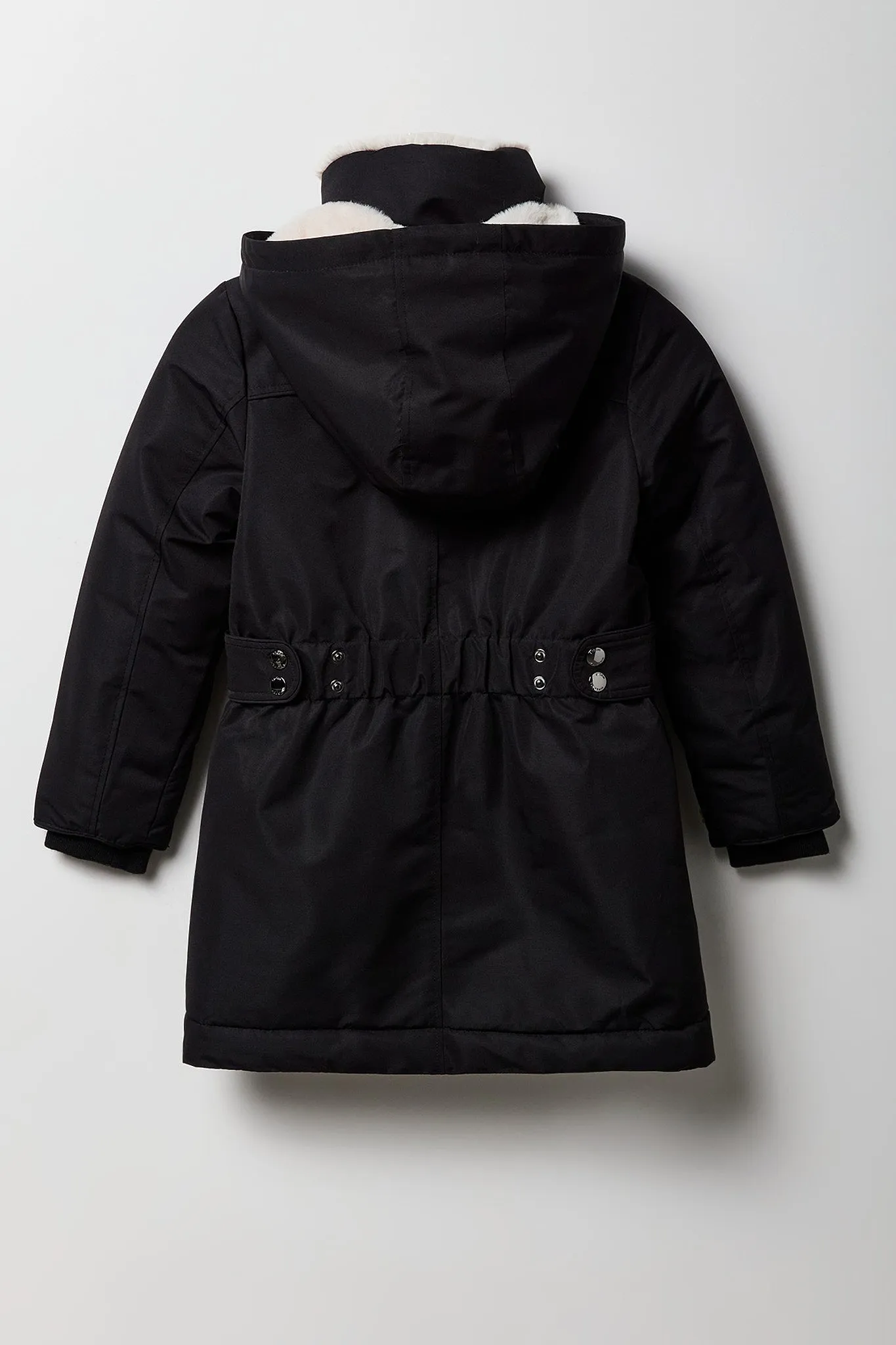 Girls Faux Fur Lined Parka sold by Urban Planet product image thumbnail 4