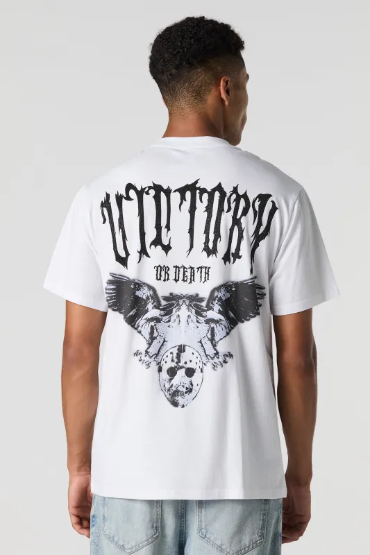 Victory or Death Embroidered T-Shirt sold by Urban Planet
