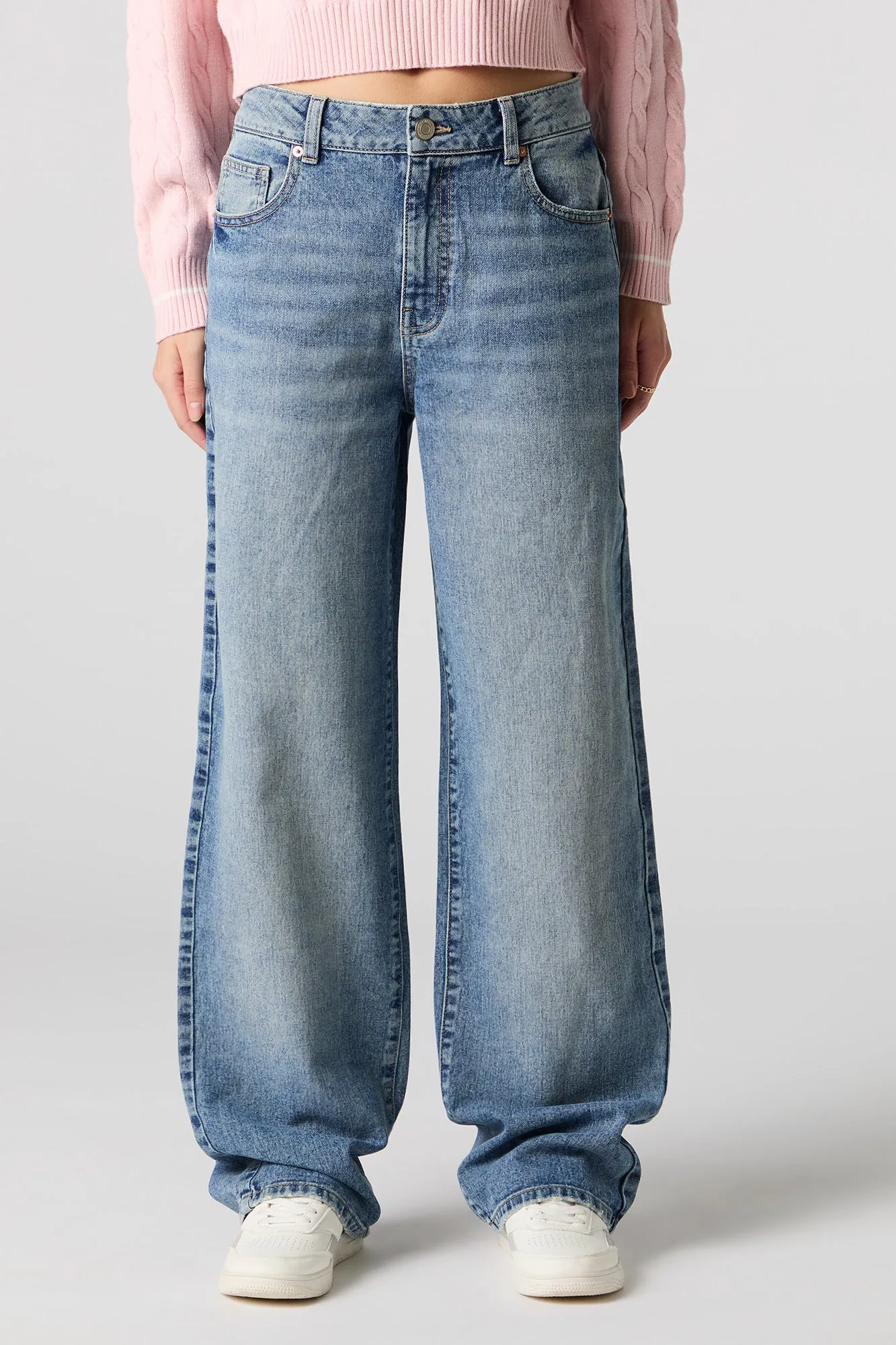 High Rise Wide Leg Medium Jean sold by Urban Planet product image thumbnail 2
