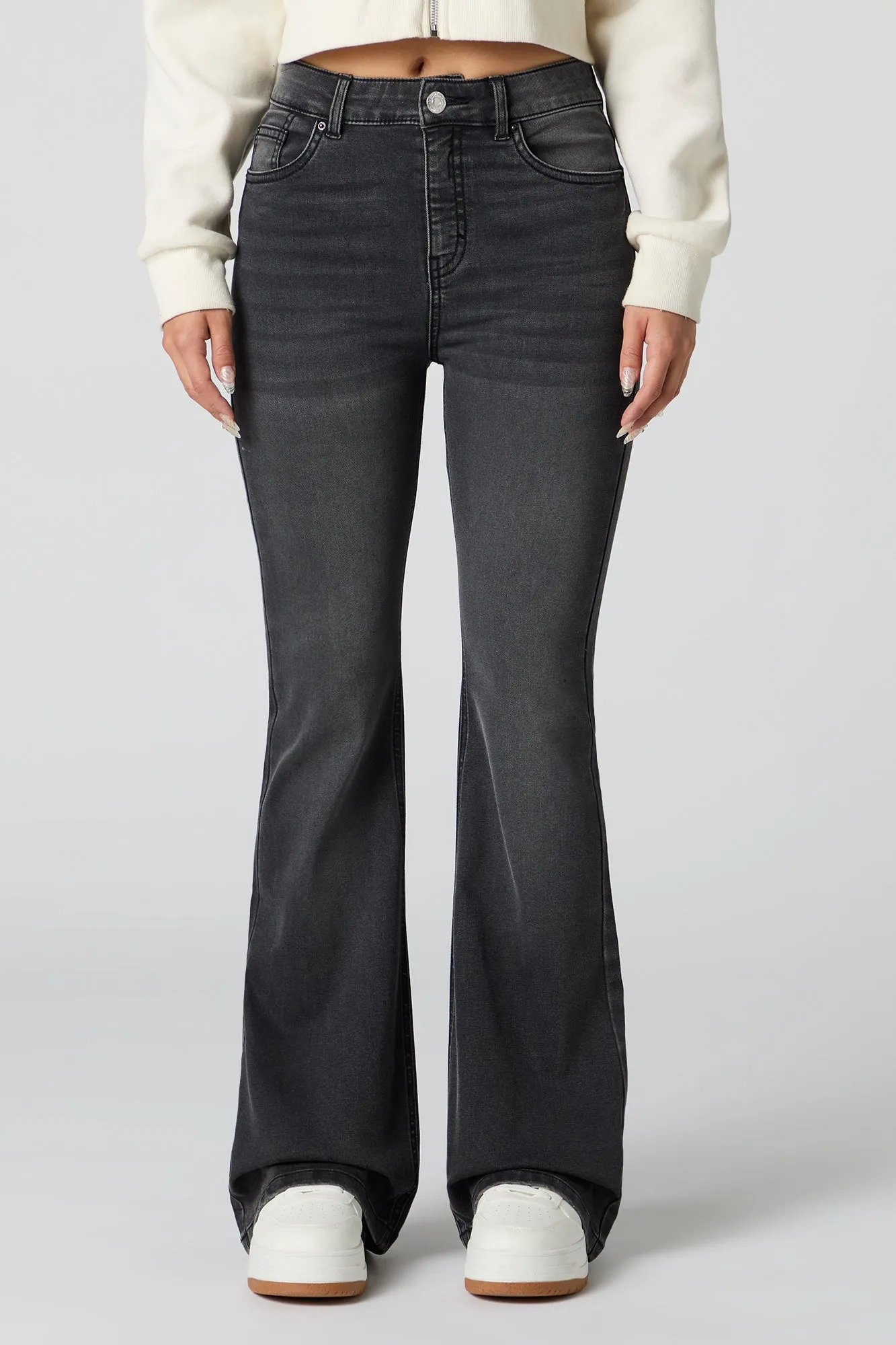 High Rise Flare Black Jean sold by Urban Planet product image thumbnail 2