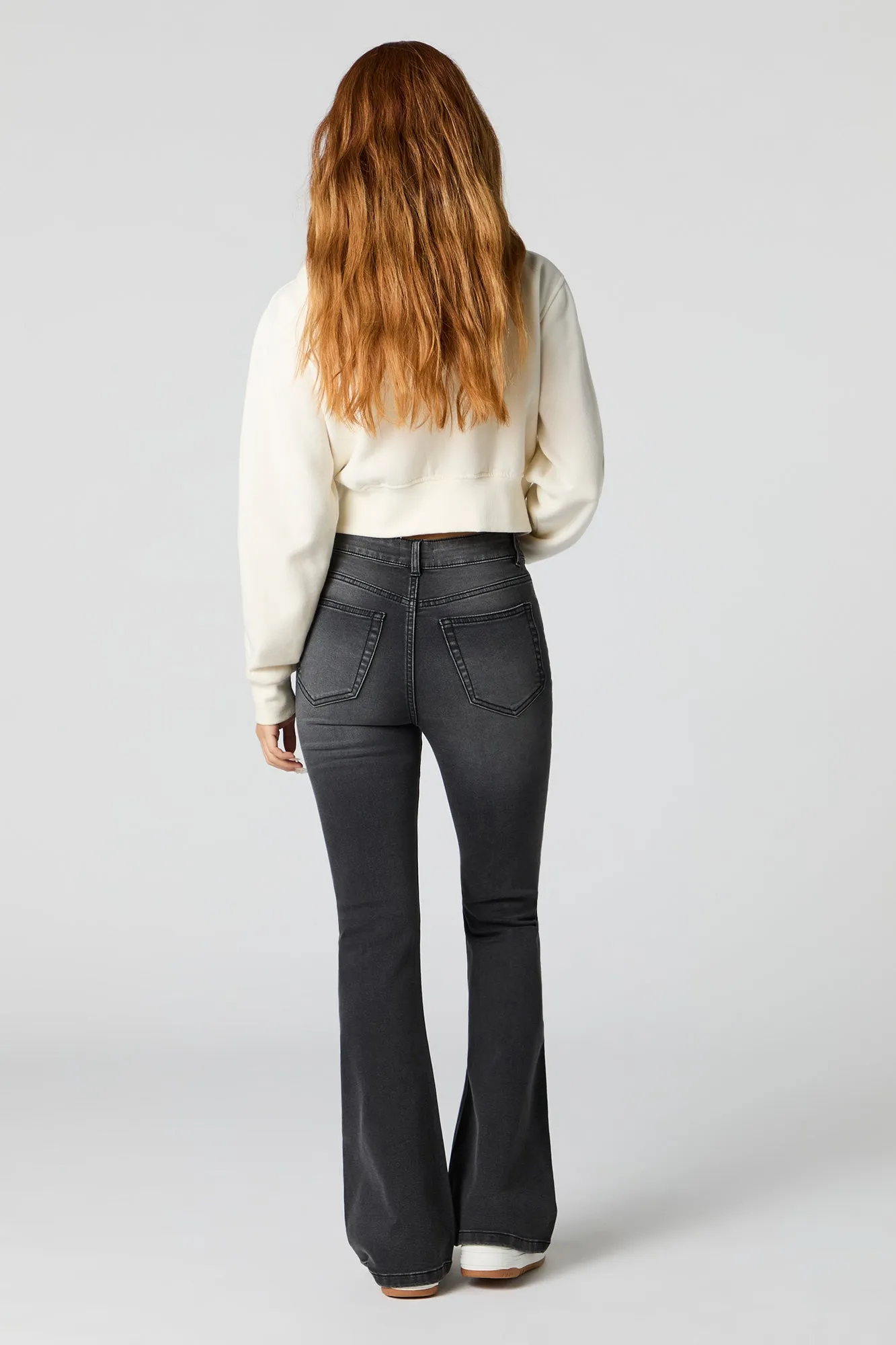 High Rise Flare Black Jean sold by Urban Planet product image thumbnail 3