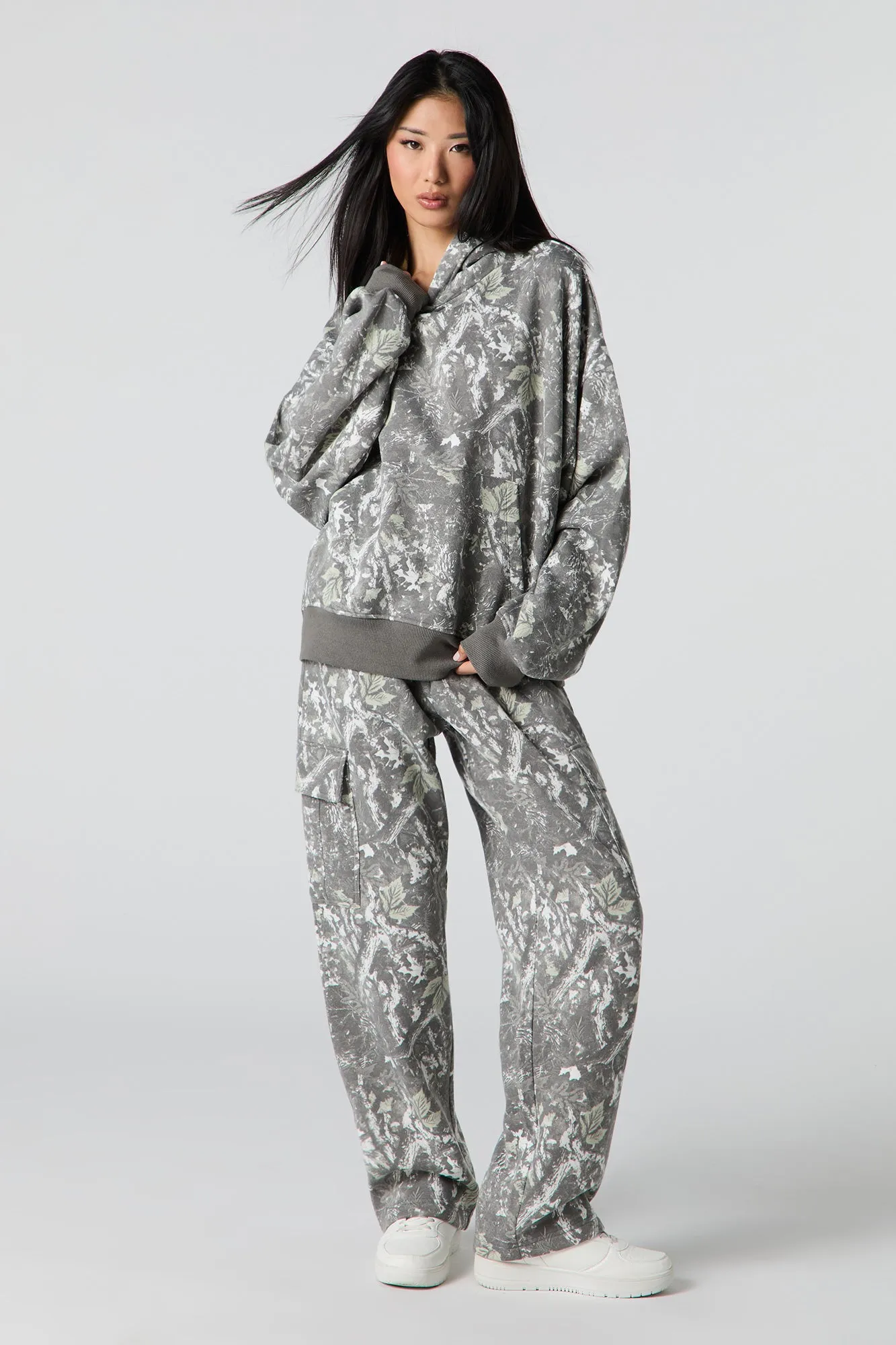 Fleece Boxy Hoodie sold by Urban Planet product image thumbnail 3