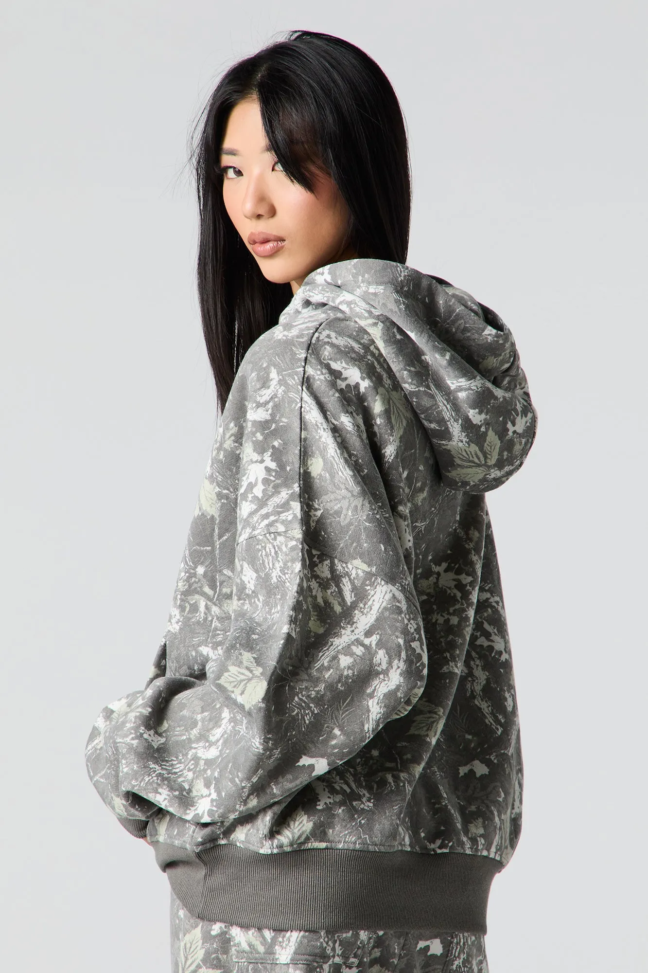 Fleece Boxy Hoodie sold by Urban Planet product image thumbnail 2
