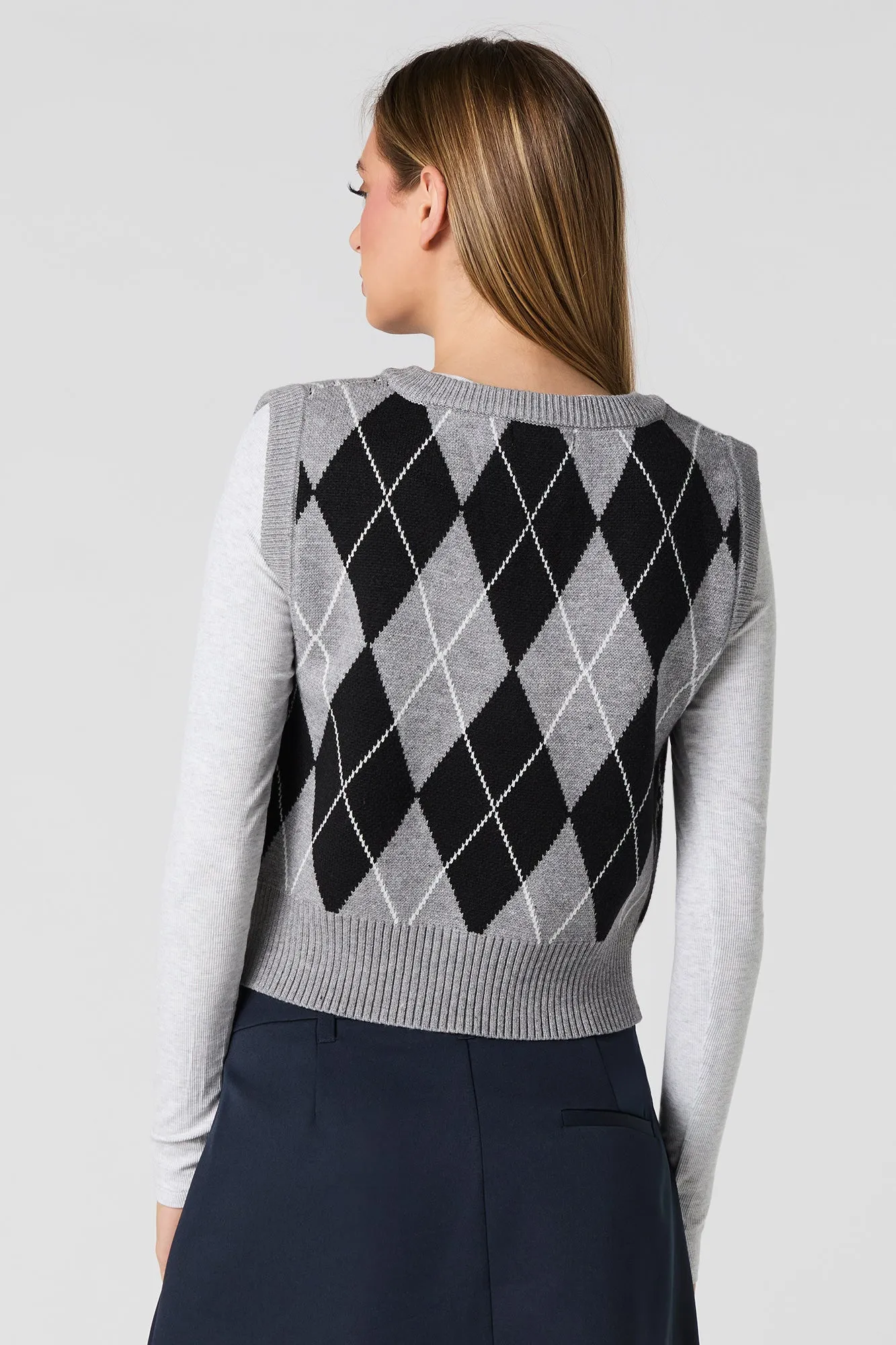 Gilet en tricot avec triangle sold by Urban Planet product image thumbnail 3