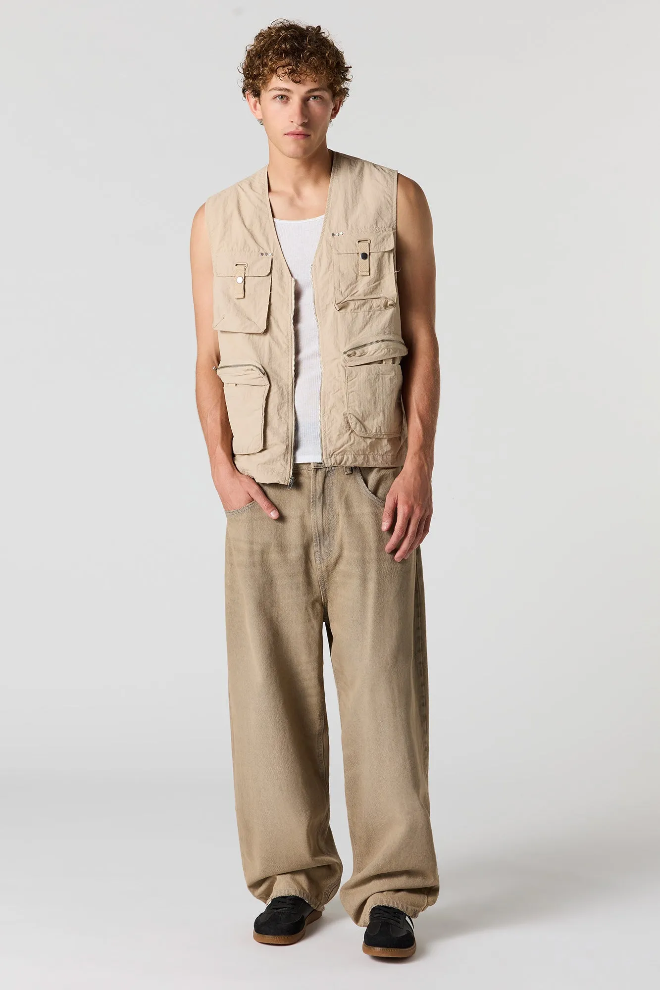 Nylon Cargo Vest sold by Urban Planet product image thumbnail 3