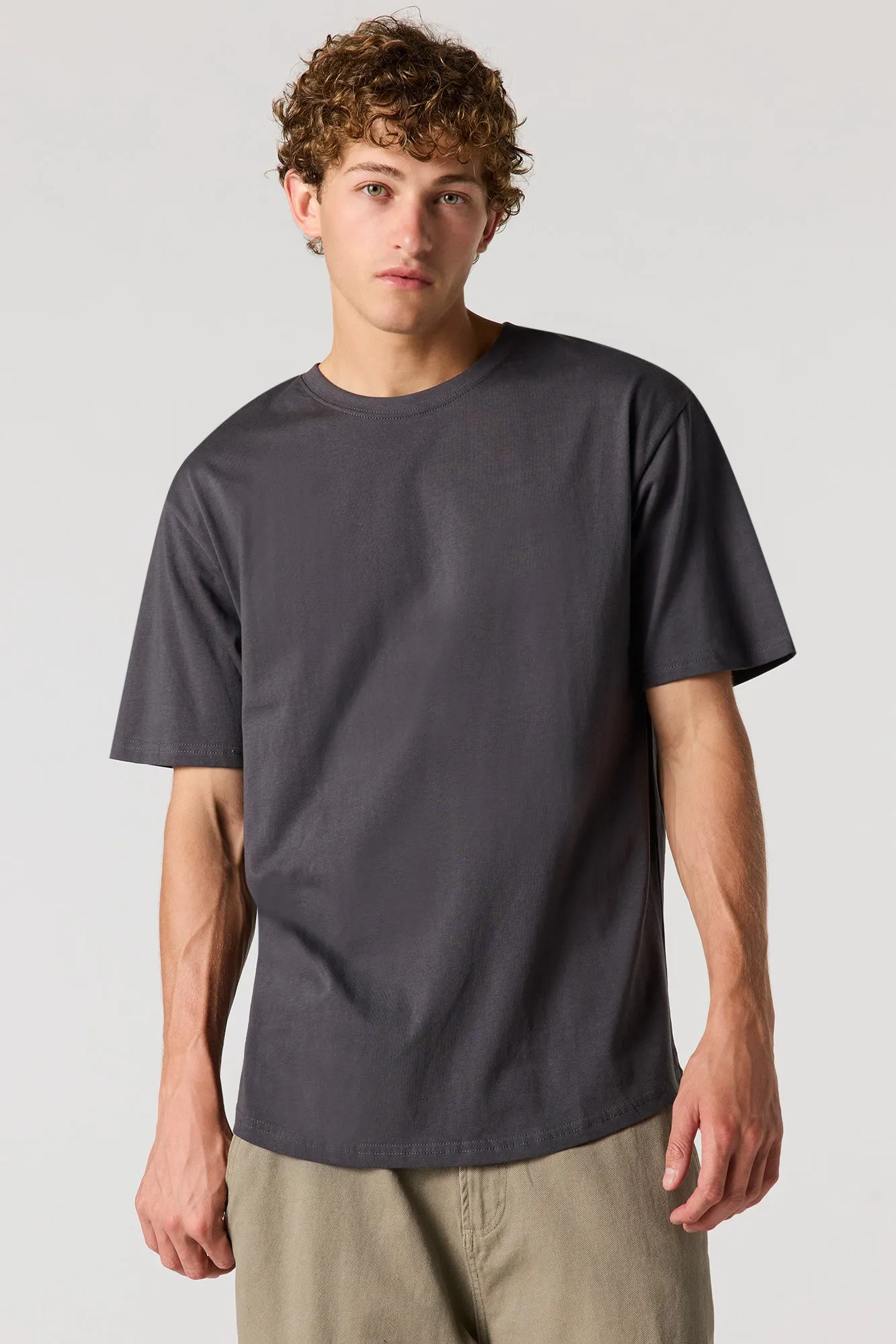 T-shirt classique à encolure dégagée sold by Urban Planet product image thumbnail 5