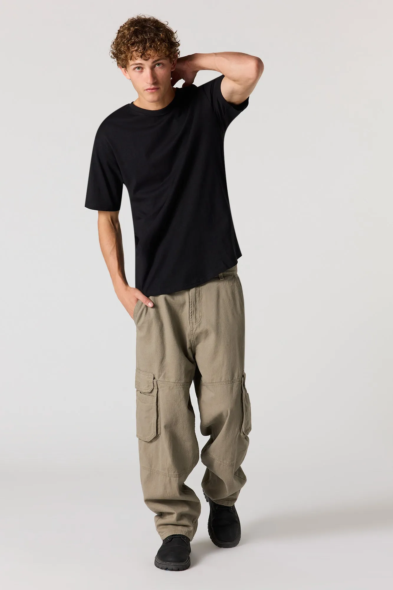 T-shirt classique à encolure dégagée sold by Urban Planet product image thumbnail 3