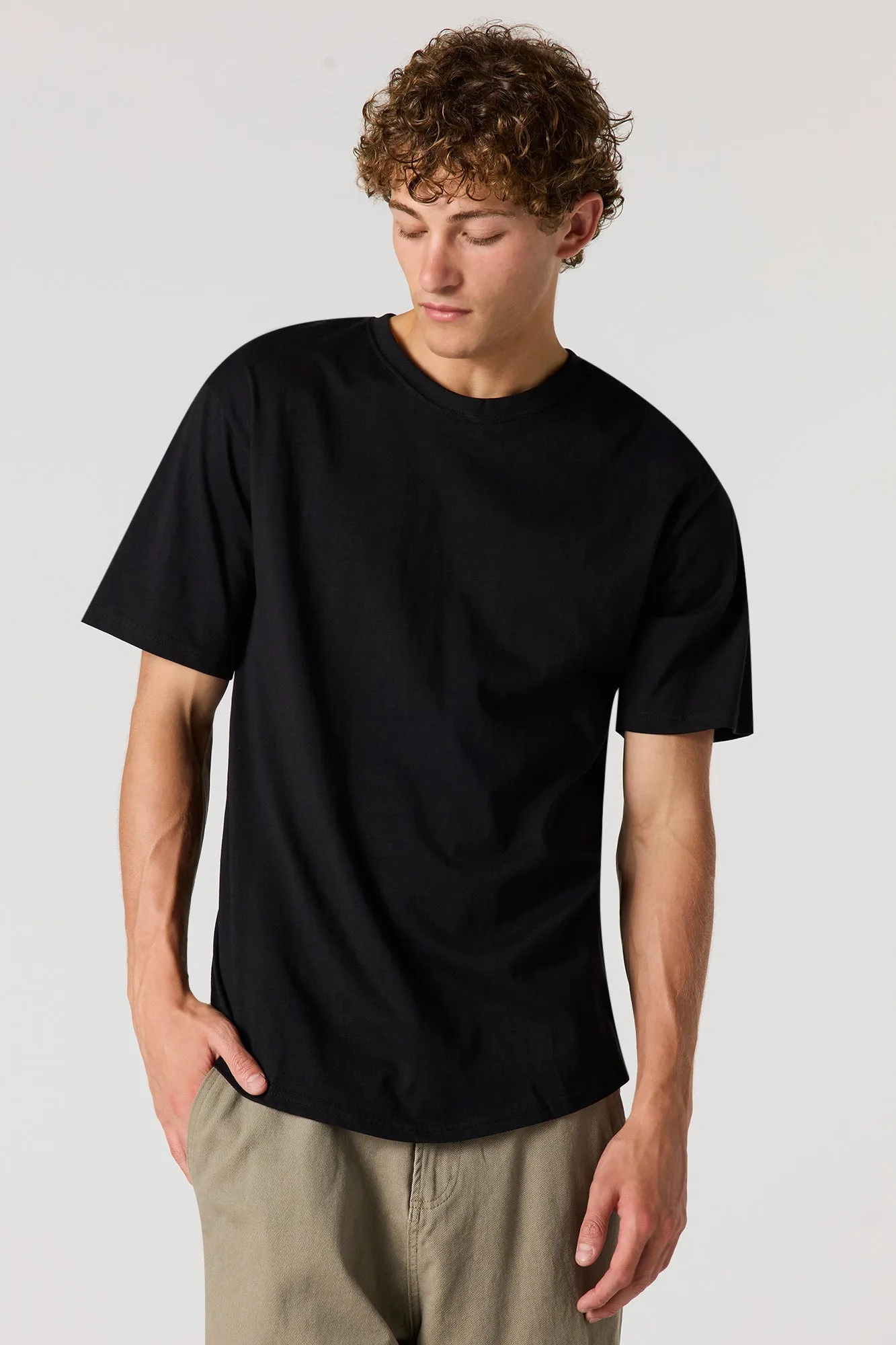 T-shirt classique à encolure dégagée sold by Urban Planet product image thumbnail 2