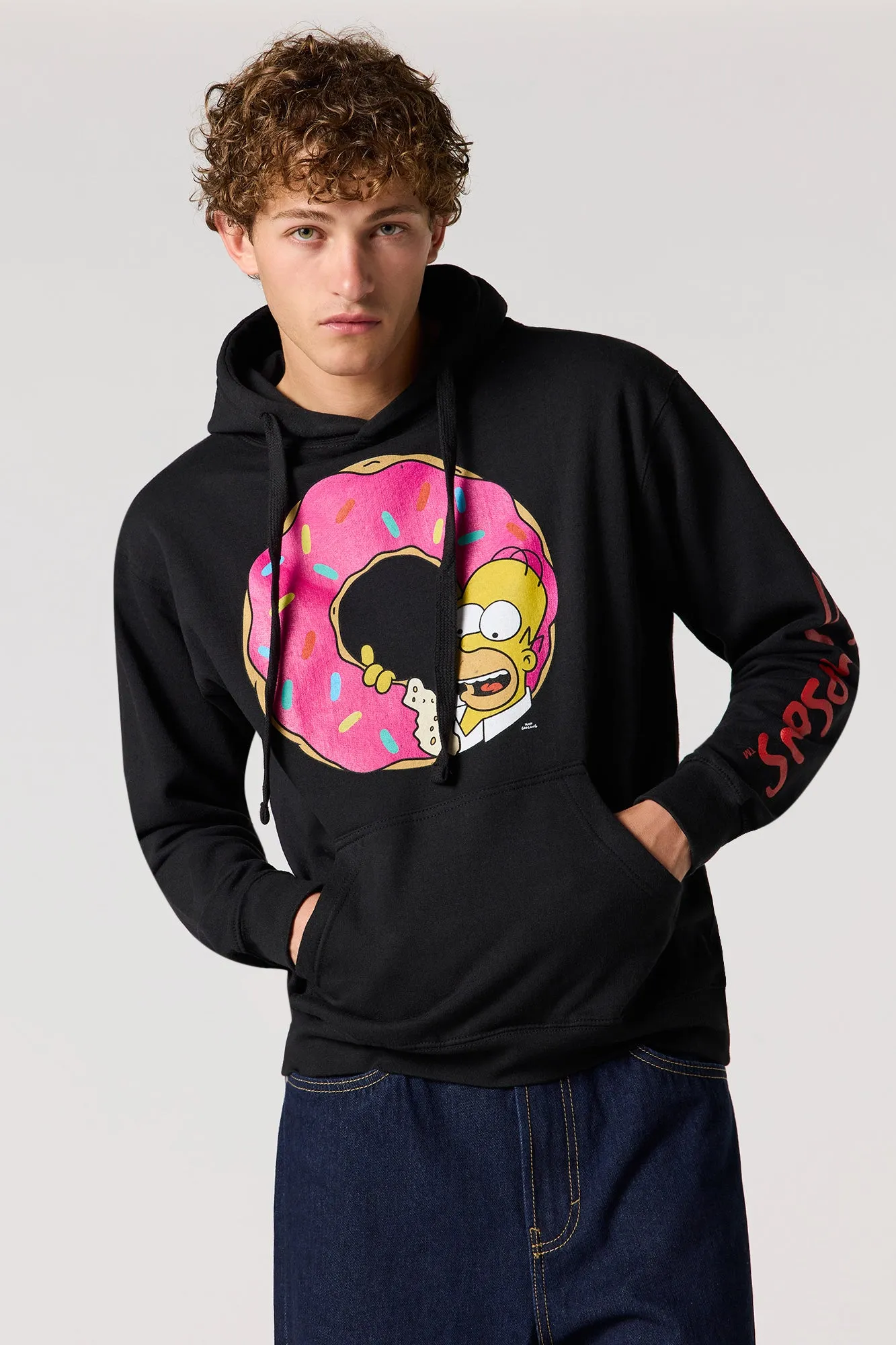 The Simpsons Graphic Fleece Hoodie sold by Urban Planet