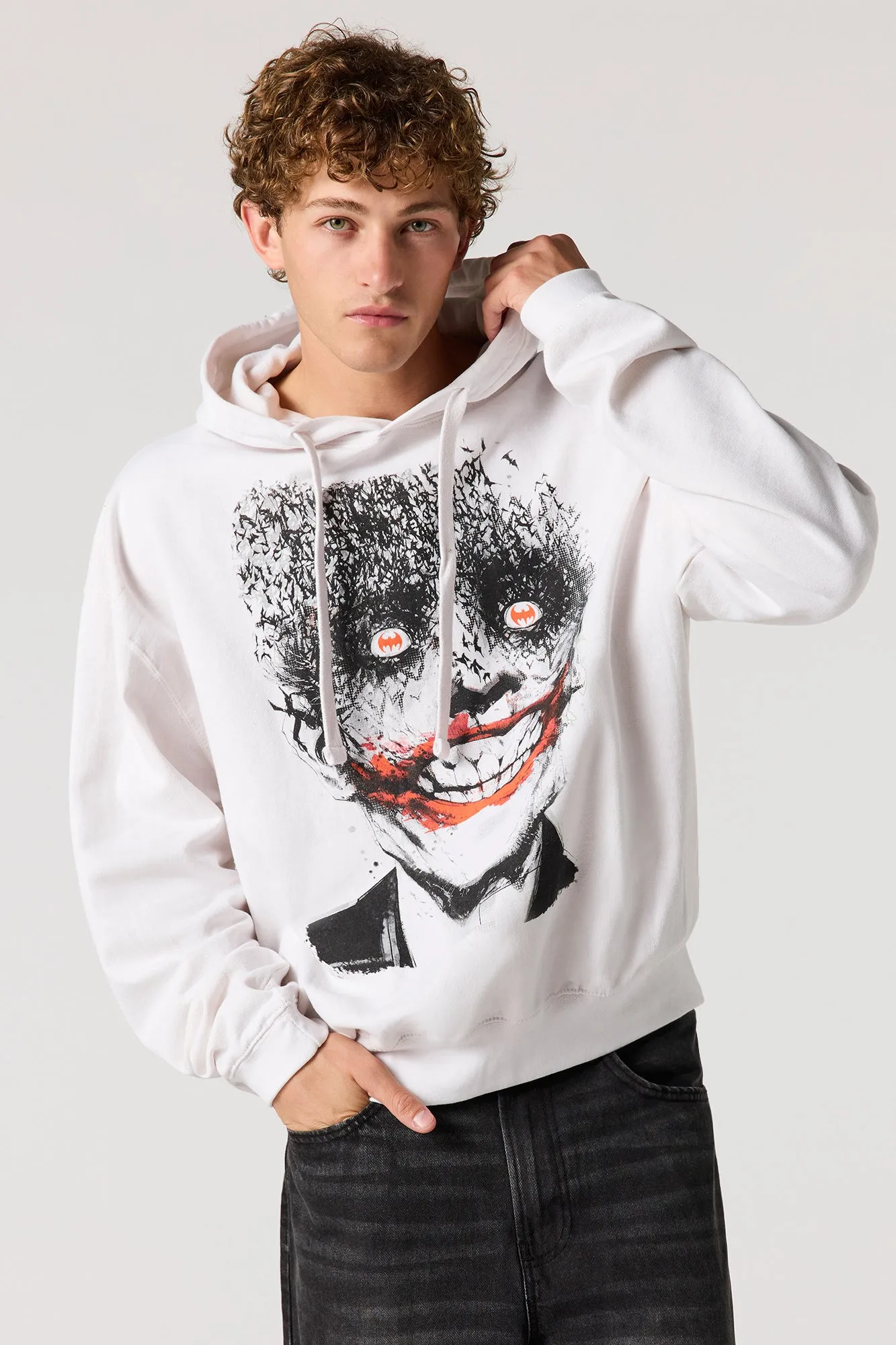 The Joker Graphic Fleece Hoodie sold by Urban Planet