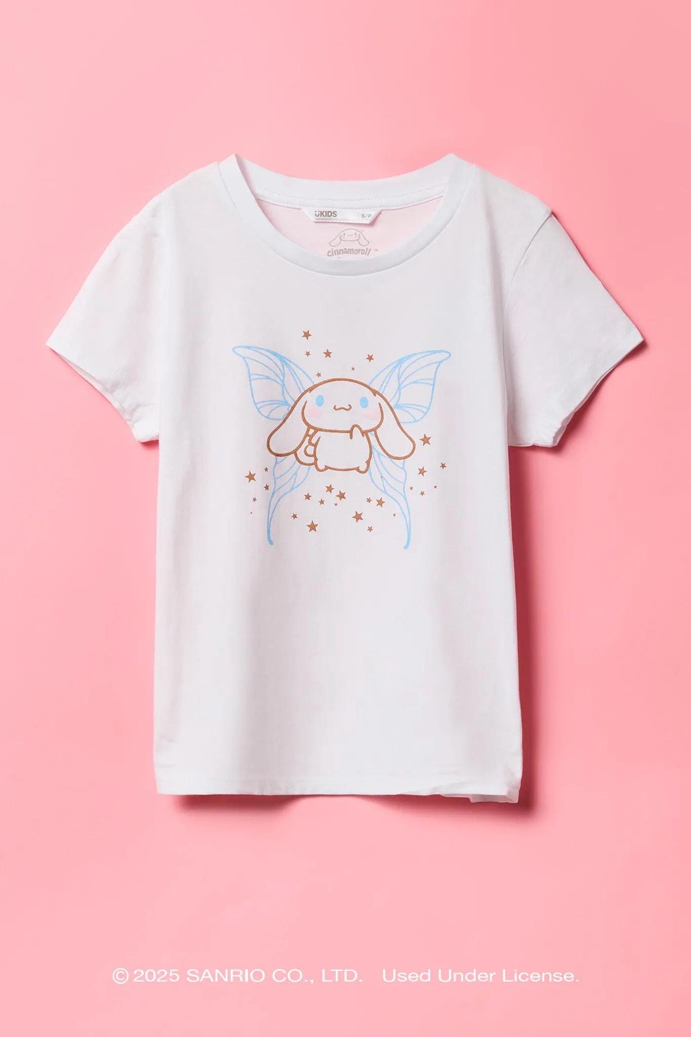 Cinnamoroll™ Girls Embroidered Graphic T-Shirt sold by Urban Planet