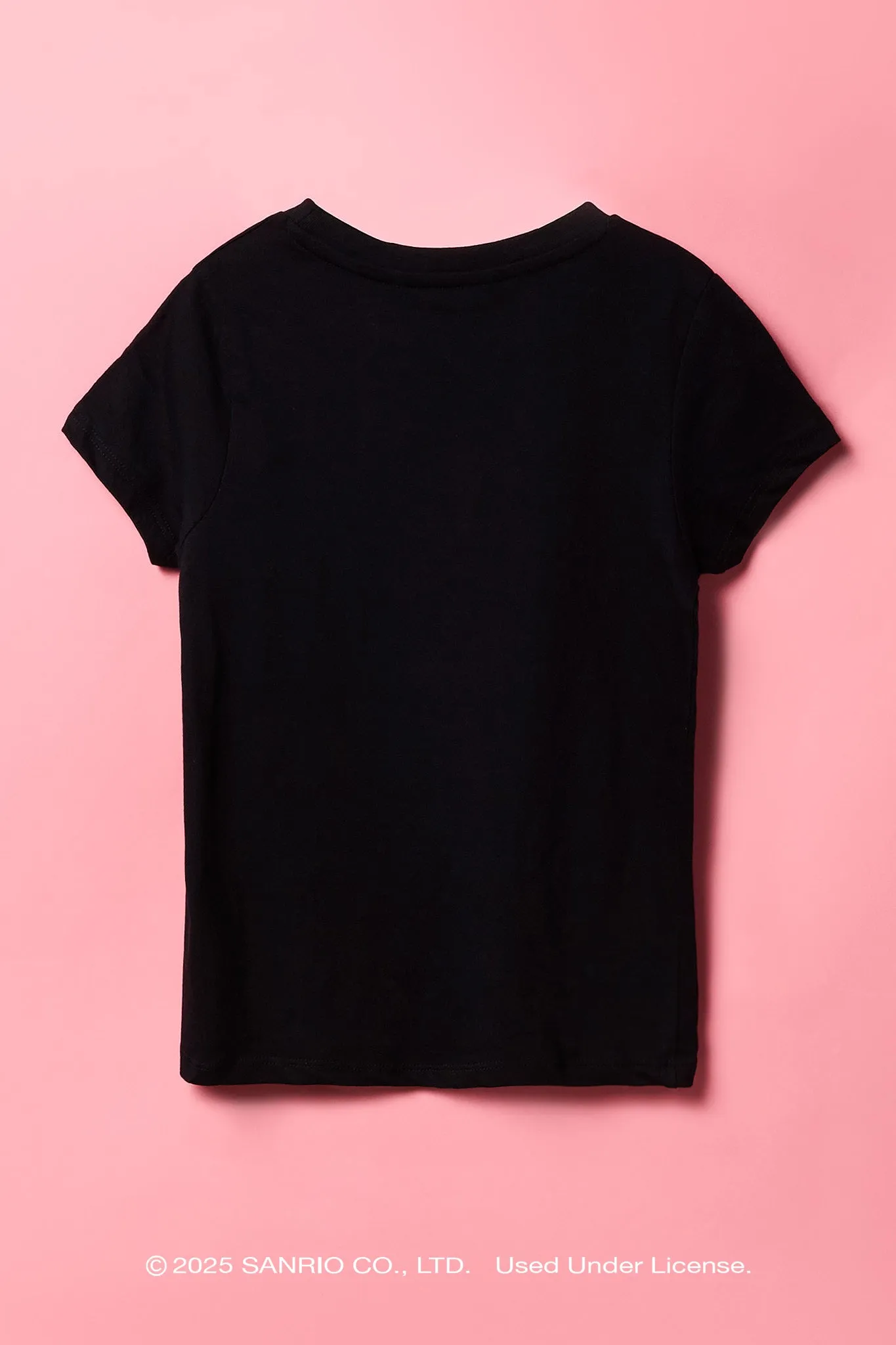 Kuromi™ Girls Keychain Graphic T-Shirt sold by Urban Planet product image thumbnail 2