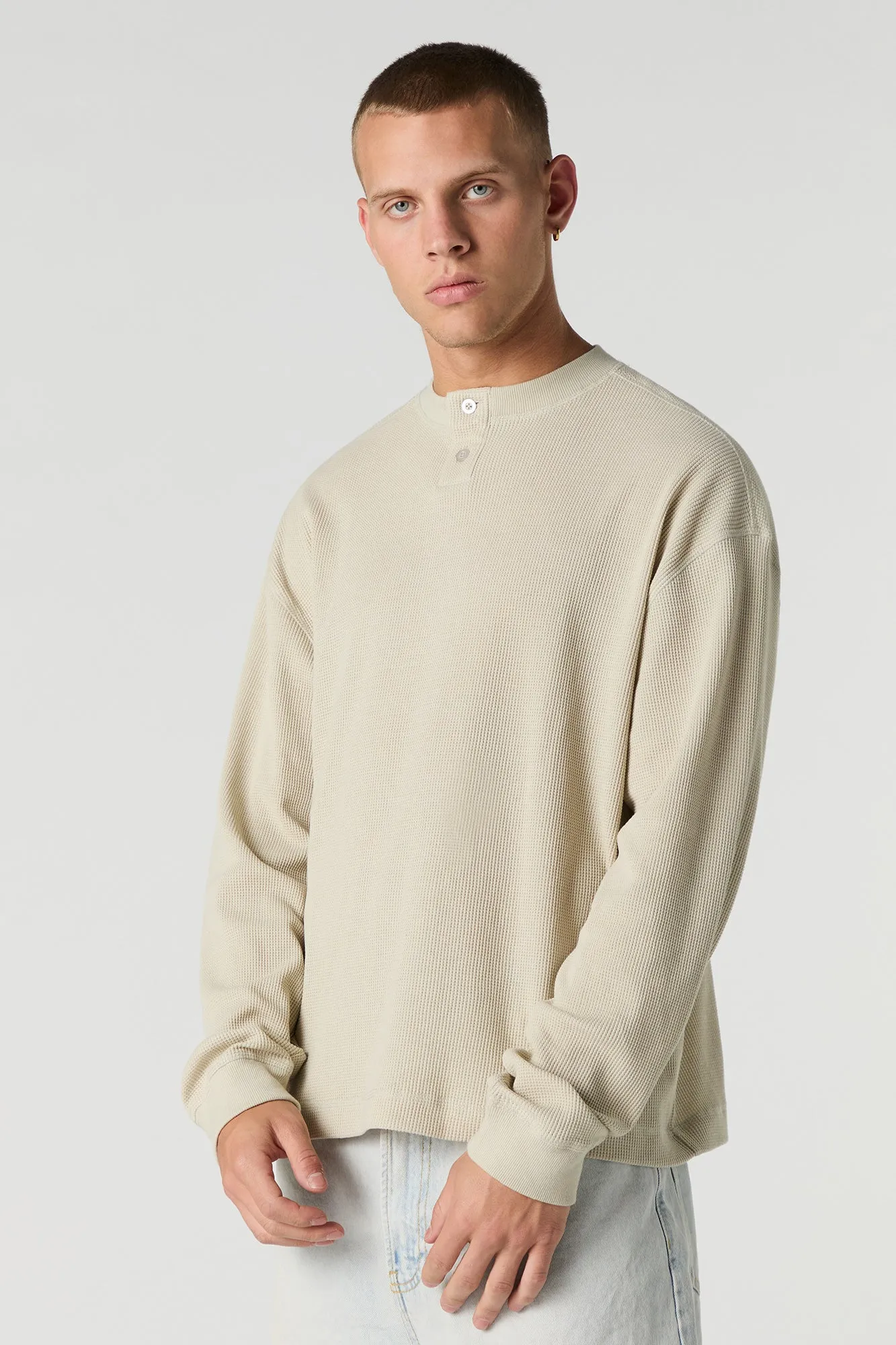 Haut Henley en trico thermique sold by Urban Planet