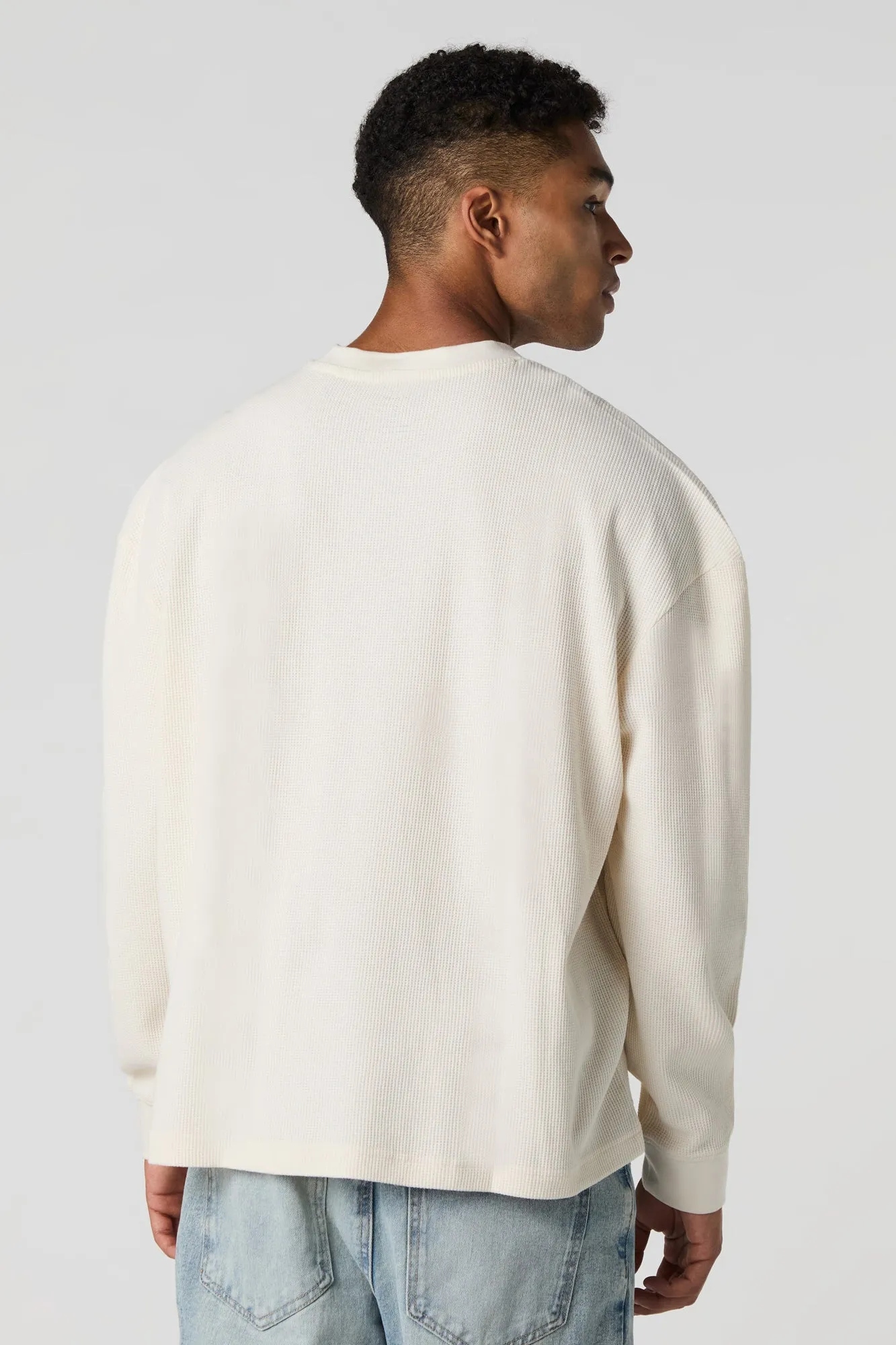 Haut en tricot thermique à manches longues sold by Urban Planet product image thumbnail 3