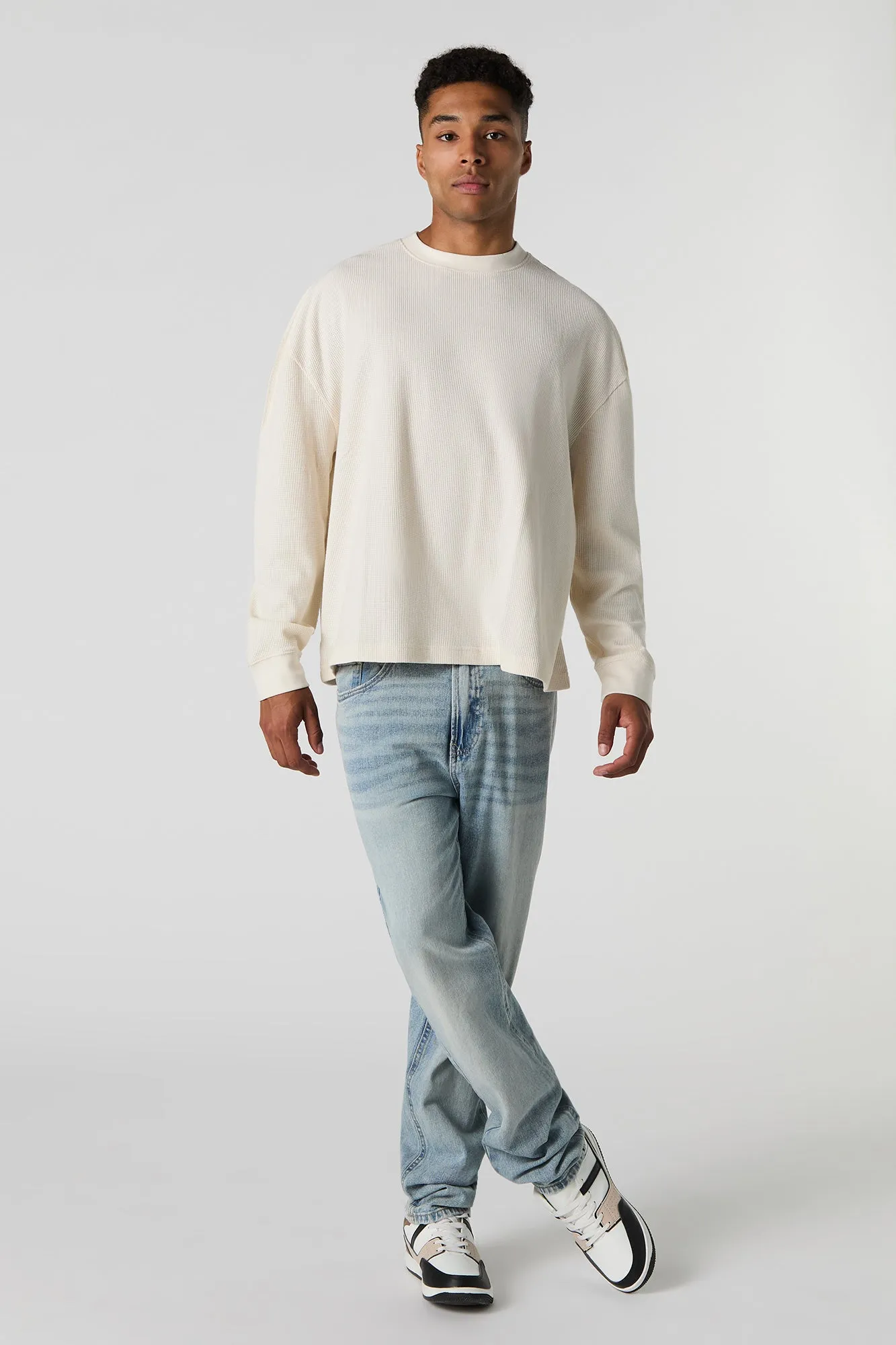 Haut en tricot thermique à manches longues sold by Urban Planet product image thumbnail 4