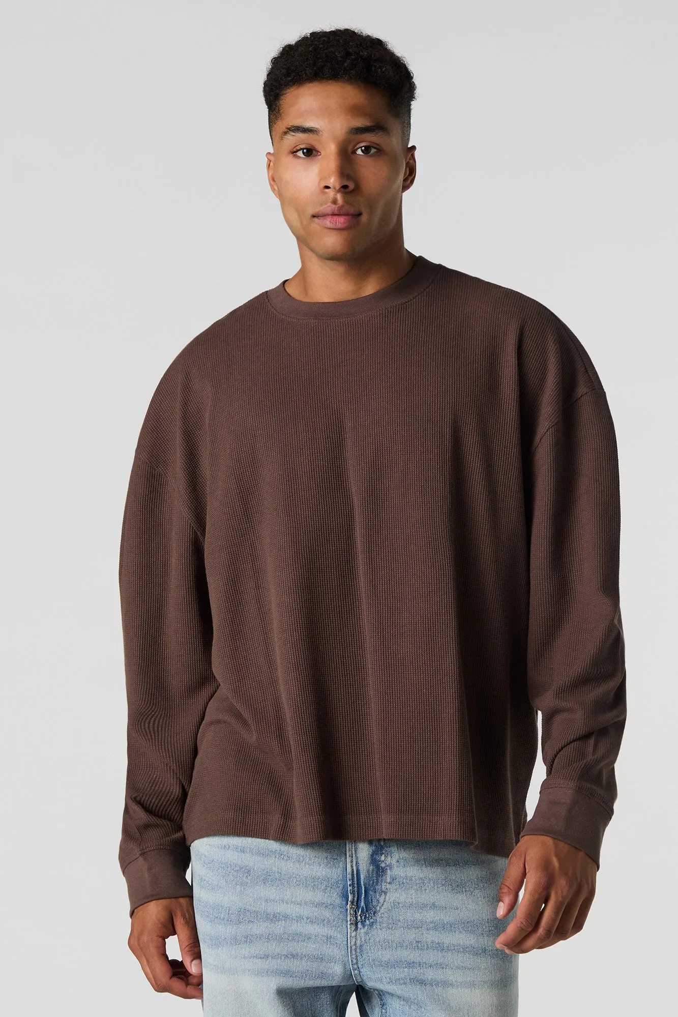 Haut en tricot thermique à manches longues sold by Urban Planet product image thumbnail 5