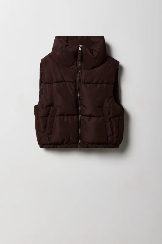 Girls Puffer Vest sold by Urban Planet