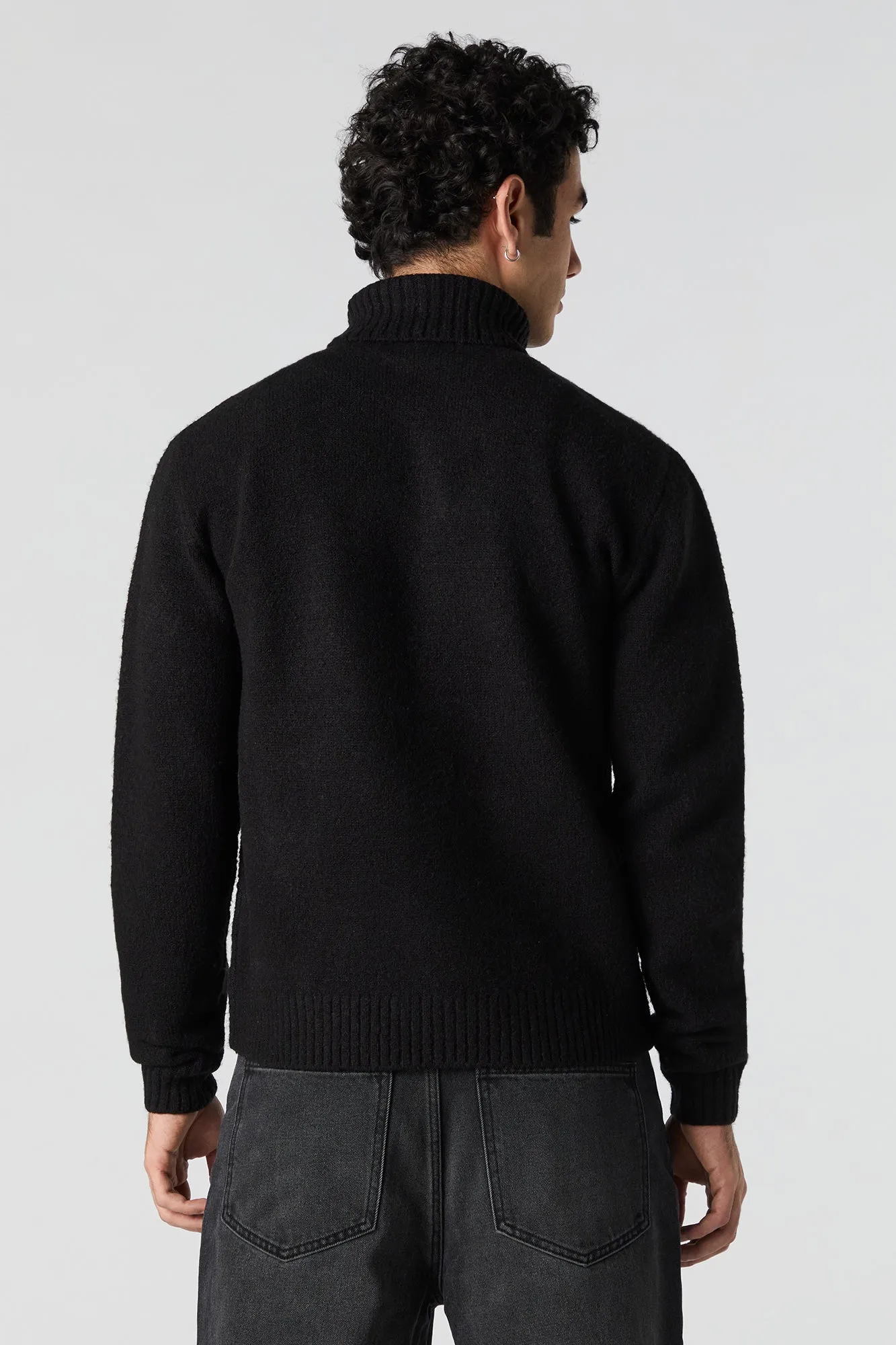 Mossy Knit Turtleneck Sweater sold by Urban Planet product image thumbnail 2