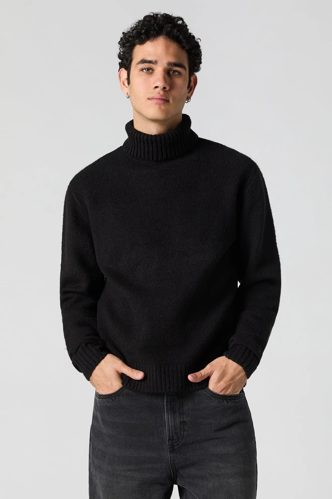 Mossy Knit Turtleneck Sweater sold by Urban Planet product image thumbnail 4