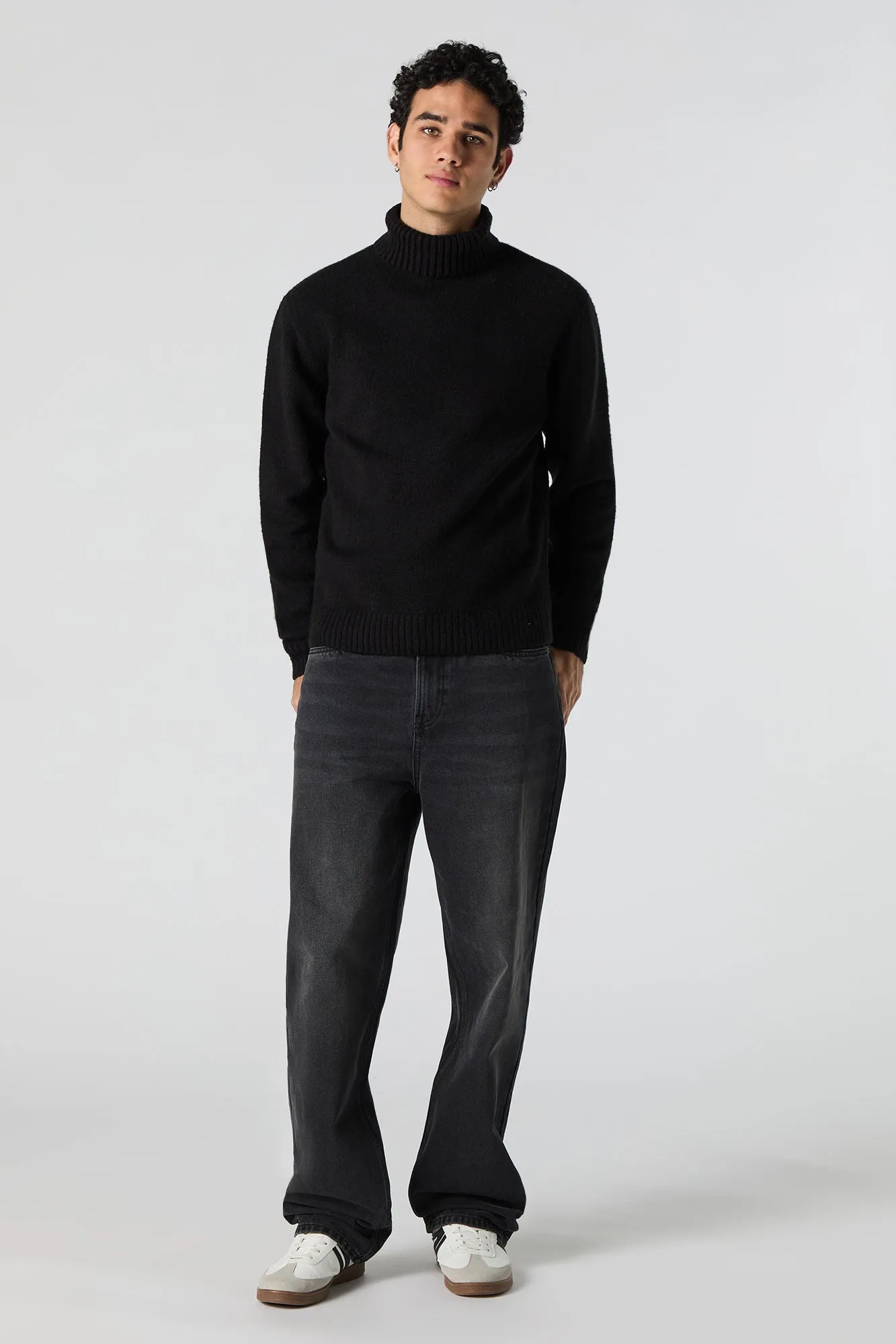 Mossy Knit Turtleneck Sweater sold by Urban Planet product image thumbnail 3