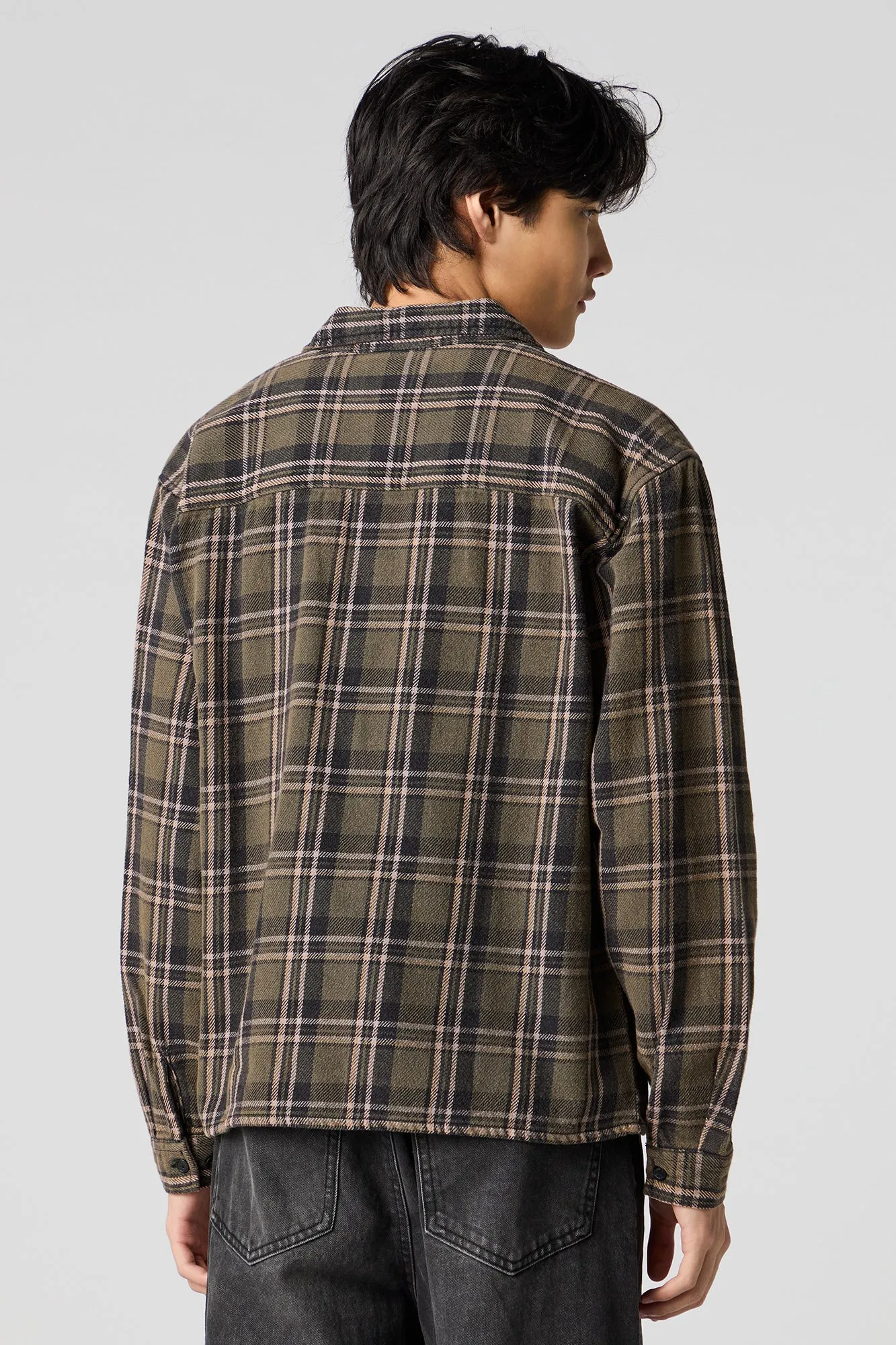 Plaid Button-Up Top sold by Urban Planet product image thumbnail 2