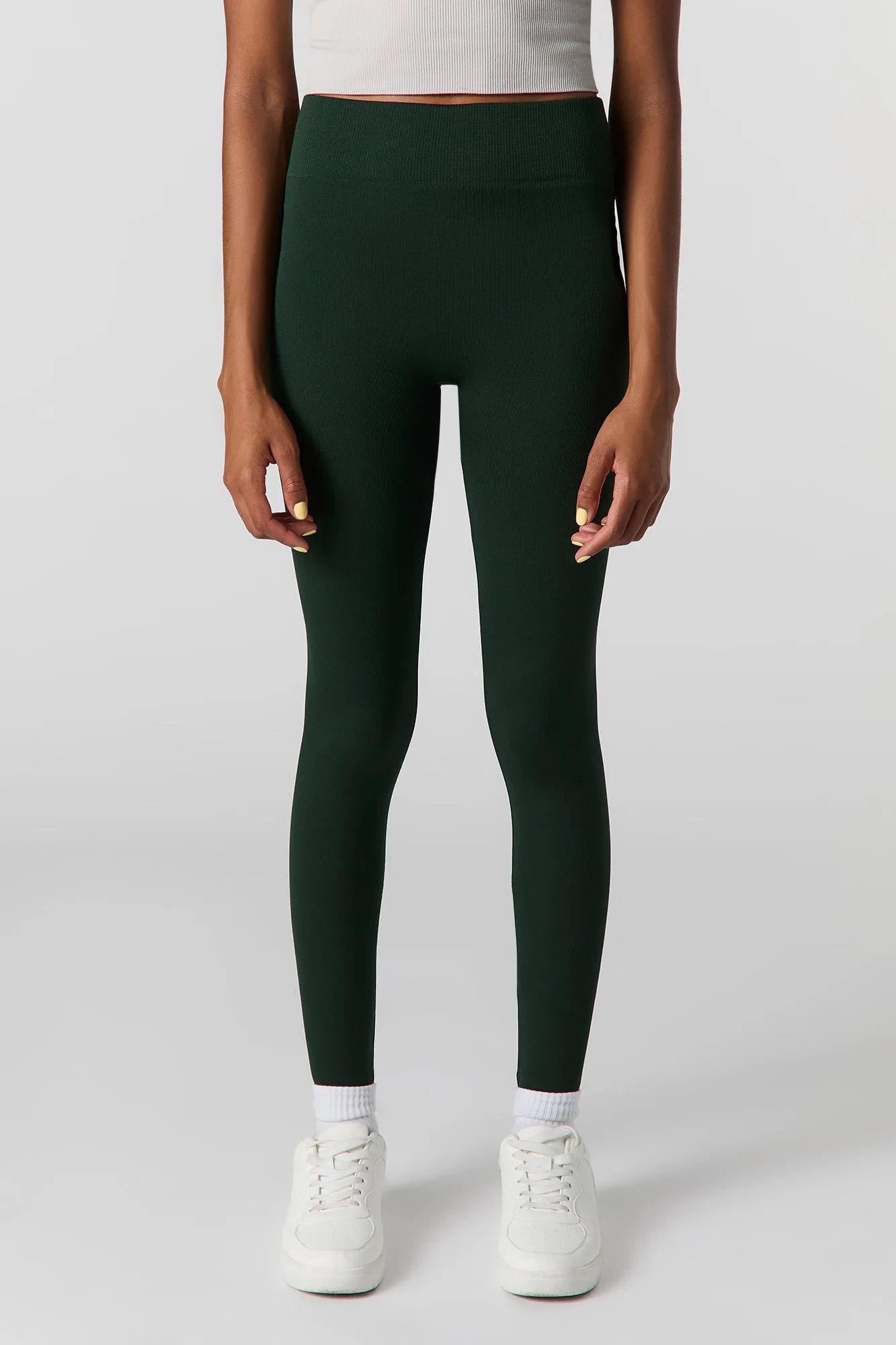 Ribbed Classic Legging sold by Urban Planet product image thumbnail 2