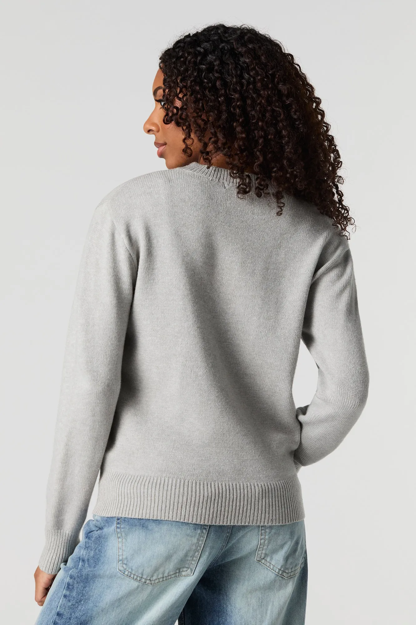 City Jacquard Knit Sweater sold by Urban Planet product image thumbnail 5