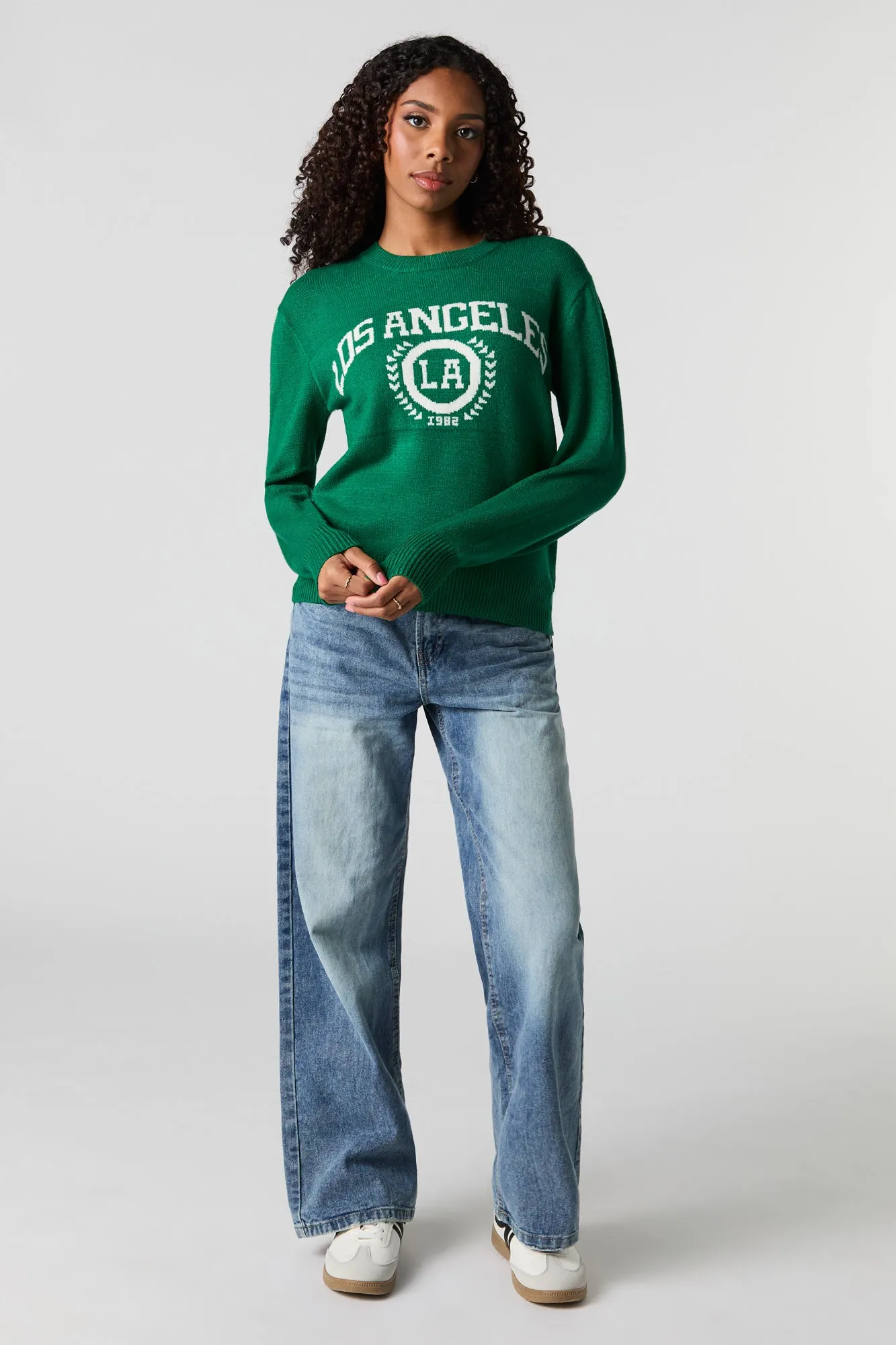 City Jacquard Knit Sweater sold by Urban Planet product image thumbnail 3