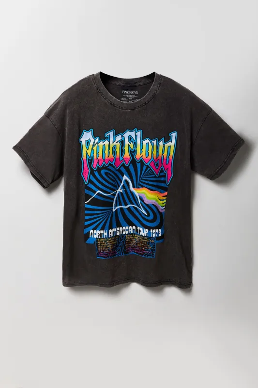 T-shirt délavé à imprimé Pink Floyd sold by Urban Planet