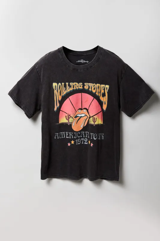 Rolling Stones Graphic Washed T-Shirt sold by Urban Planet