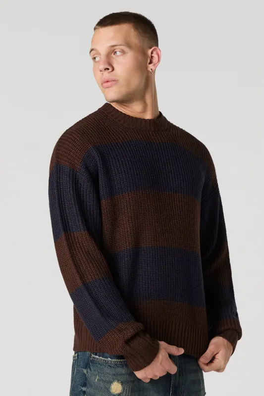 Chandail en tricot rayé sold by Urban Planet