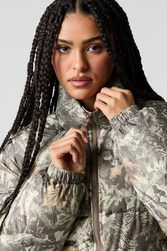 High Neck Puffer Jacket sold by Urban Planet