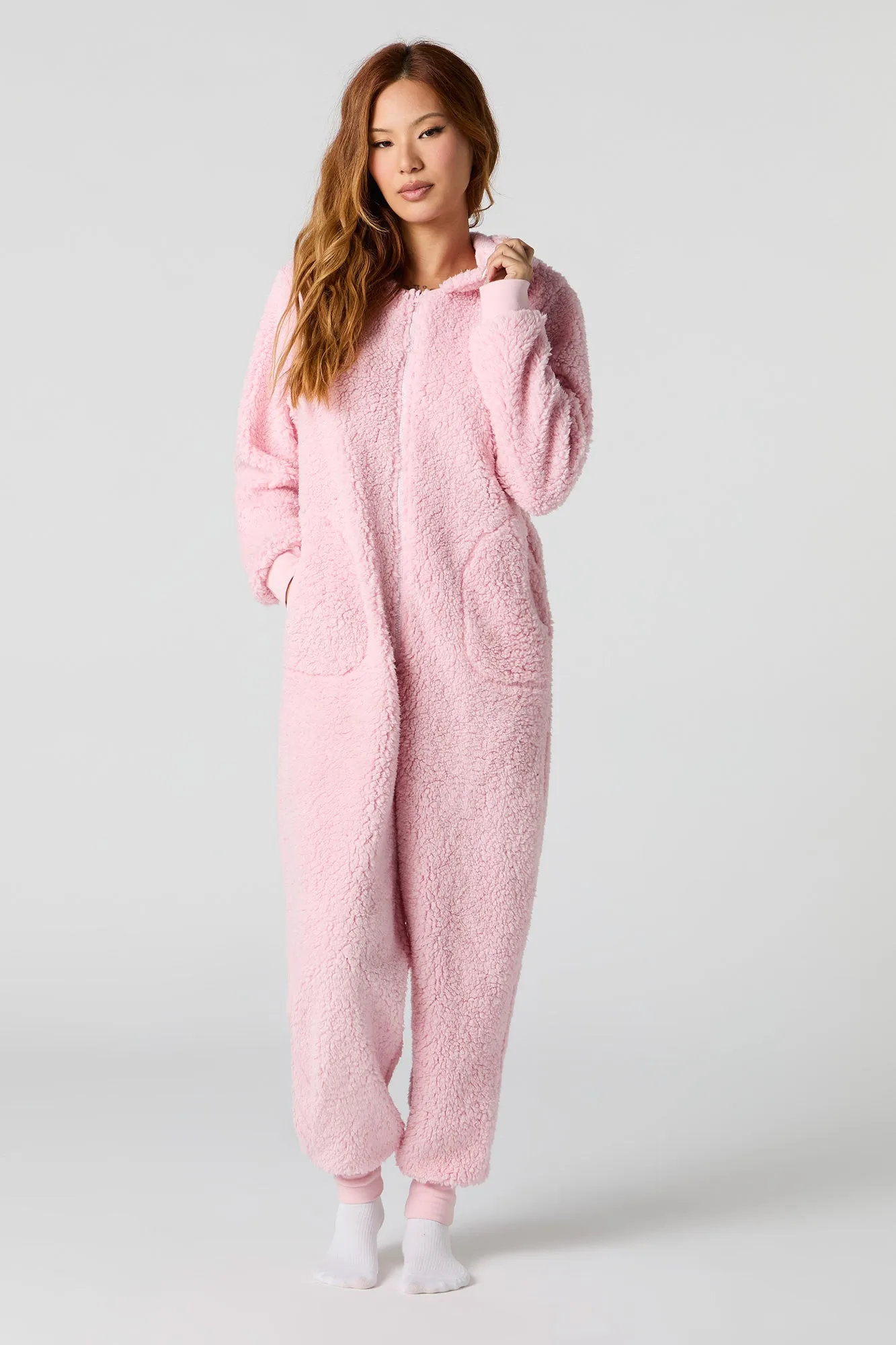 3D Pig Sherpa Onesie sold by Urban Planet product image thumbnail 3