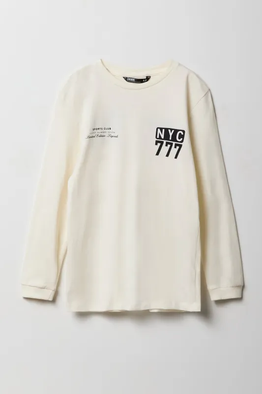 Haut à manches longues avec imprimé Ville HD pour enfant sold by Urban Planet