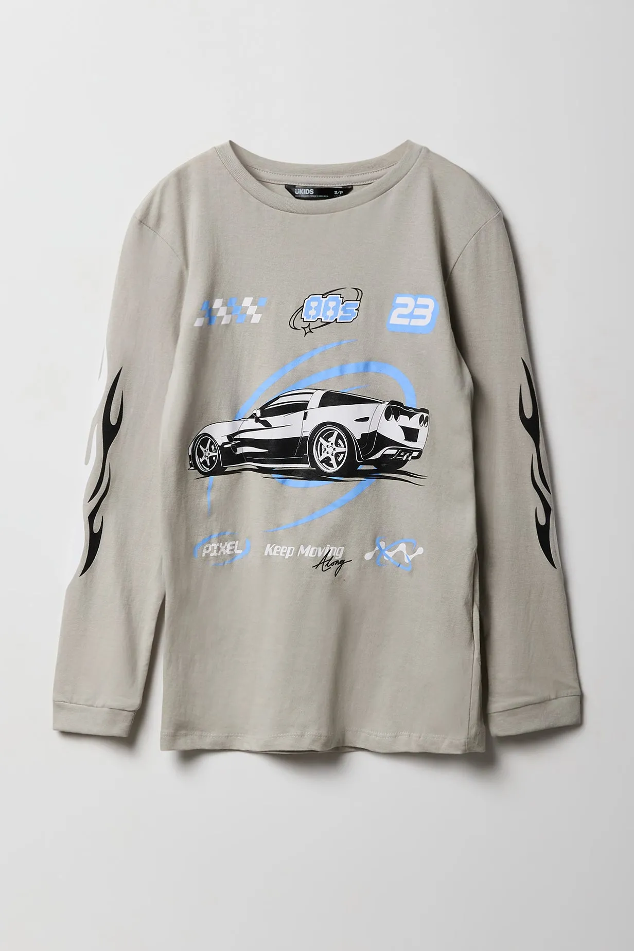 Haut à manches longues avec imprimé Voiture pour enfant sold by Urban Planet