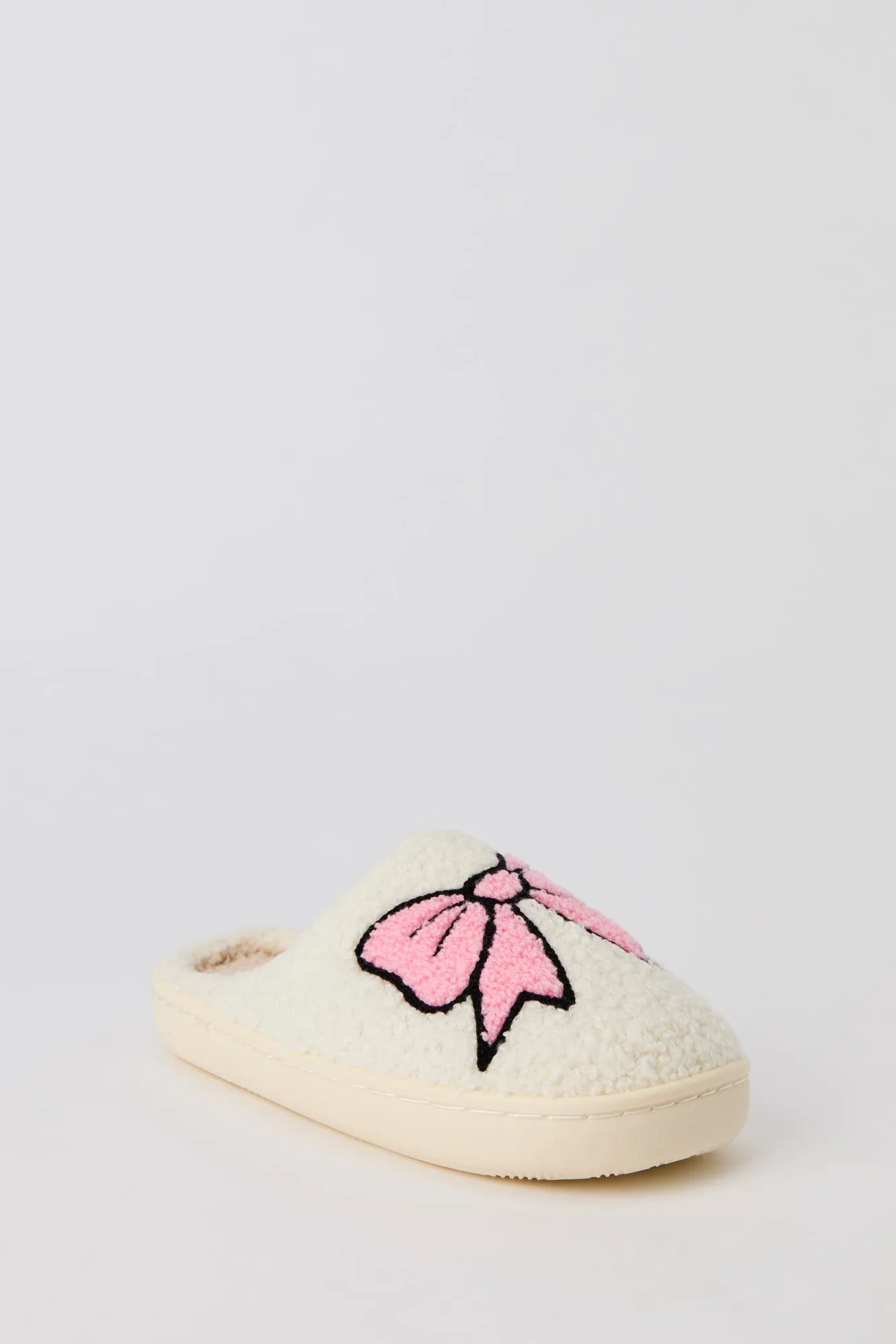 Girls Bow Sherpa Slipper sold by Urban Planet product image thumbnail 3