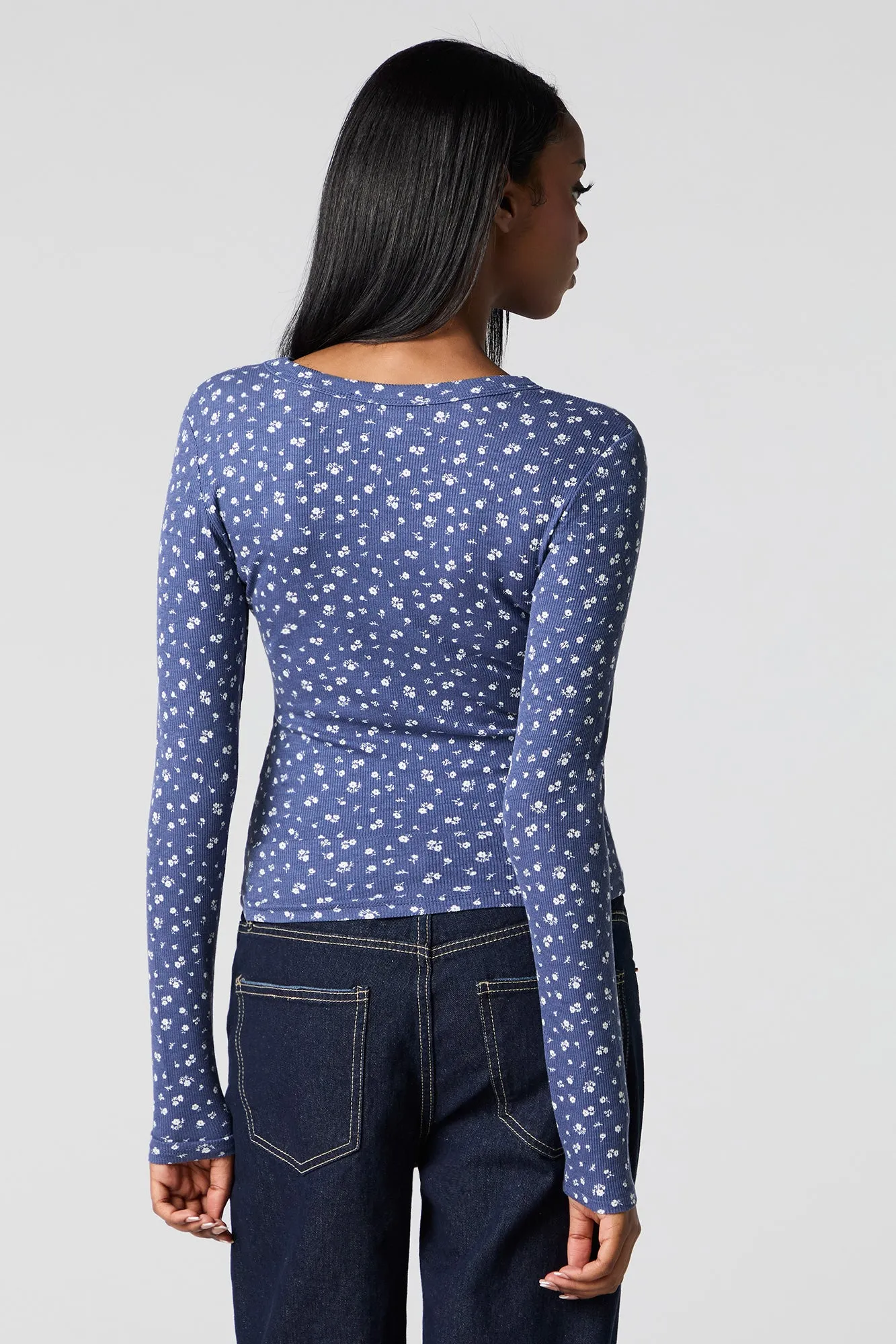 Classic Ribbed Long Sleeve Top sold by Urban Planet product image thumbnail 2