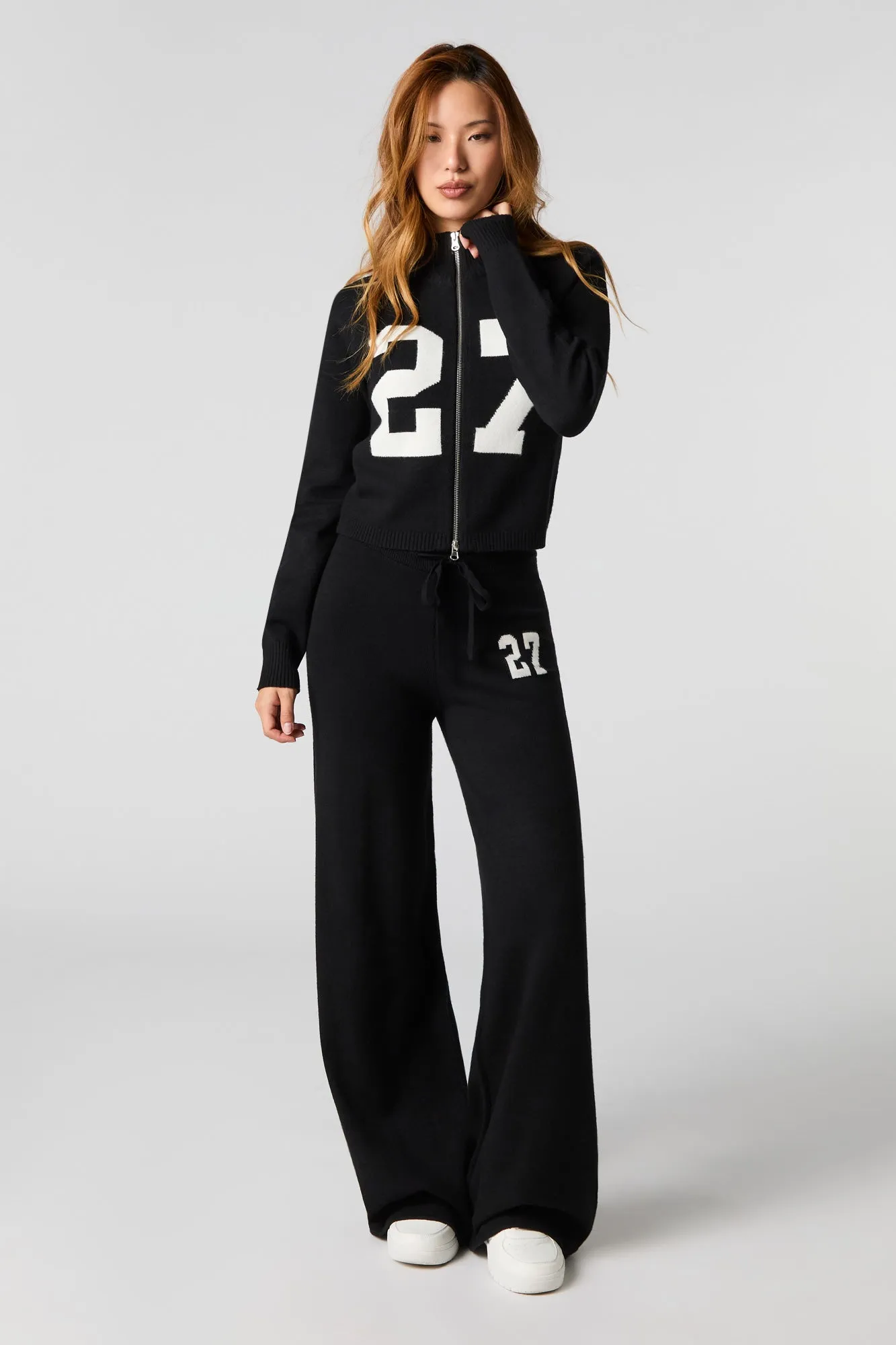 Number Jacquard Knit Pant sold by Urban Planet product image thumbnail 4