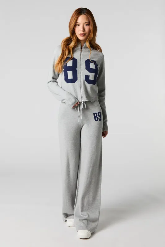 Number Jacquard Knit Pant sold by Urban Planet