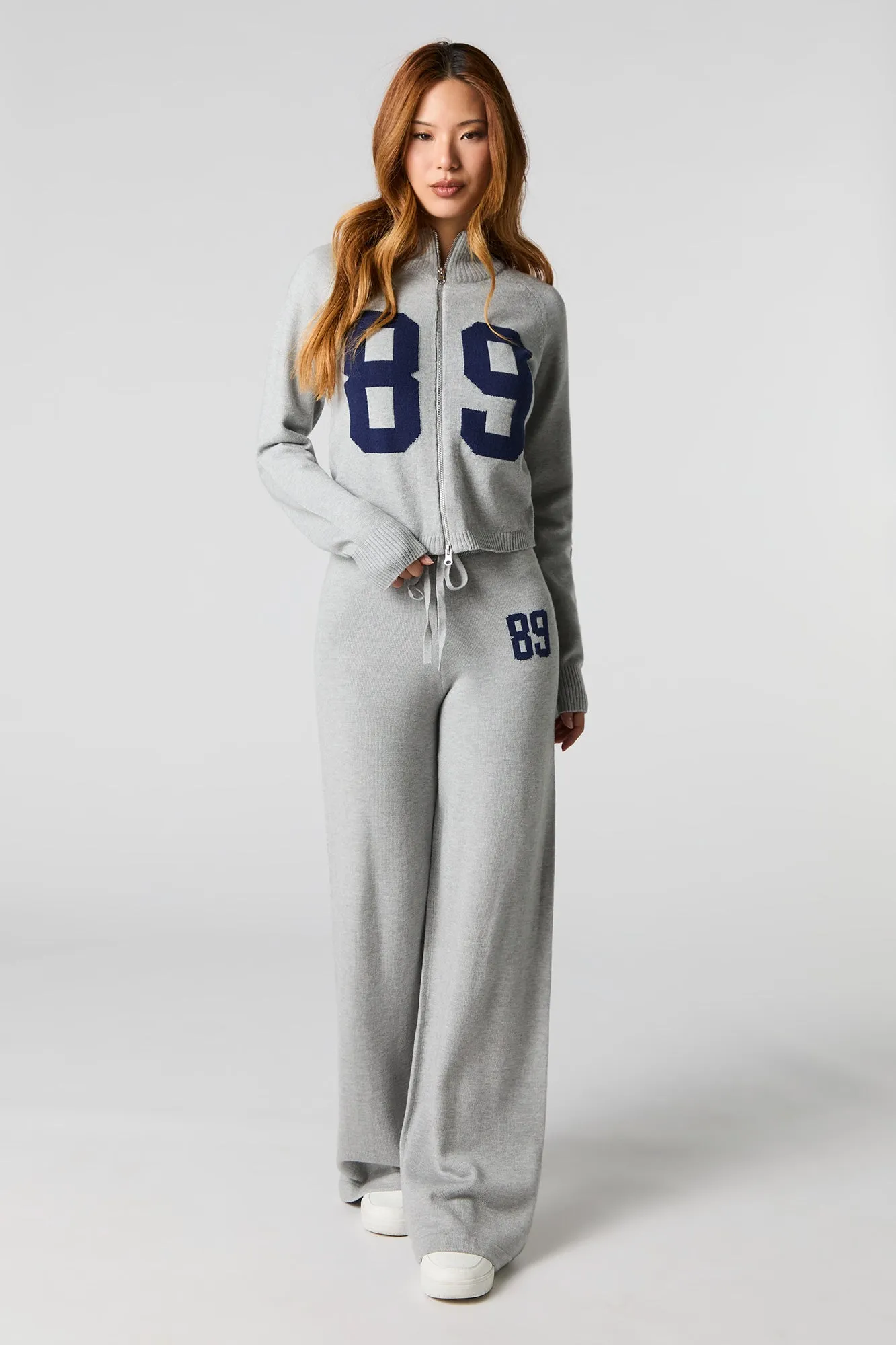 Number Jacquard Knit Pant sold by Urban Planet