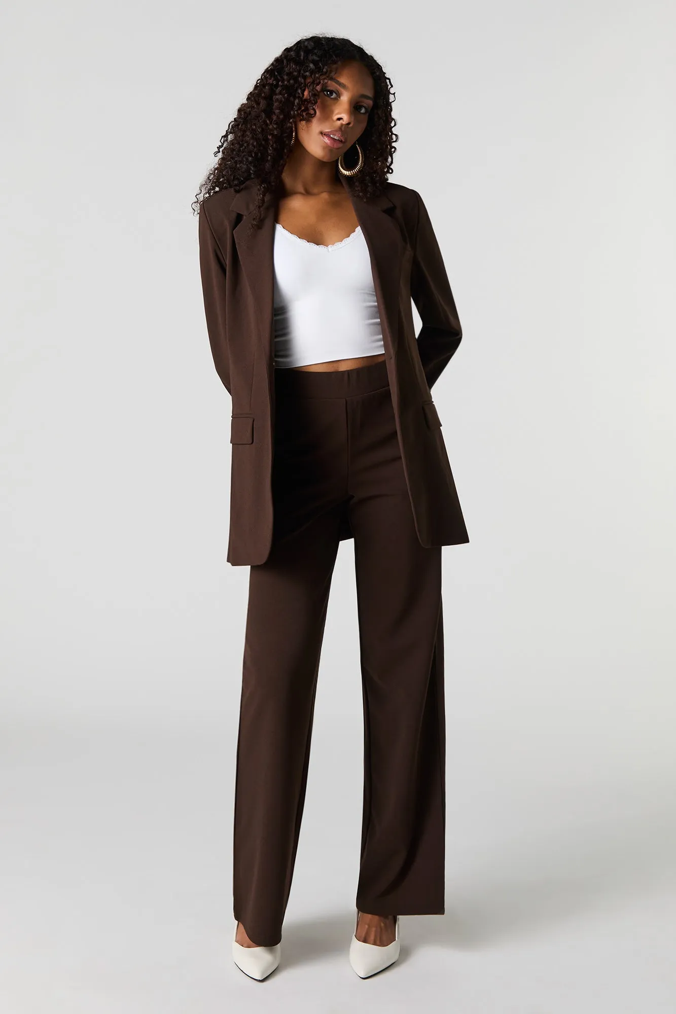 Pantalon habillé à jambe large sold by Urban Planet product image thumbnail 5