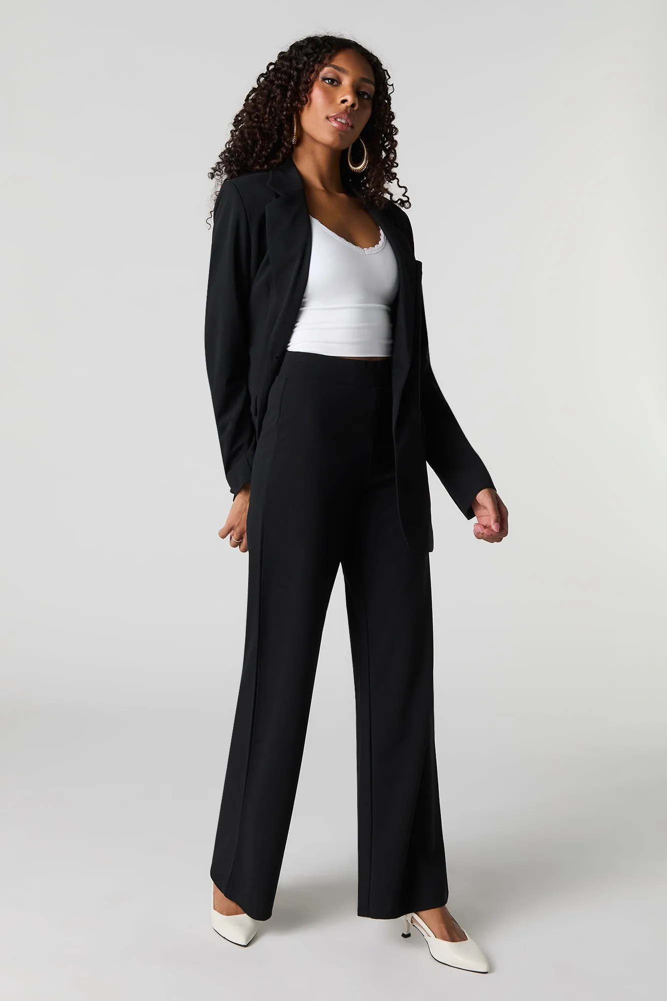 Pantalon habillé à jambe large sold by Urban Planet product image thumbnail 2