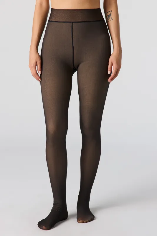 Bas collants doublés de peluche sold by Urban Planet