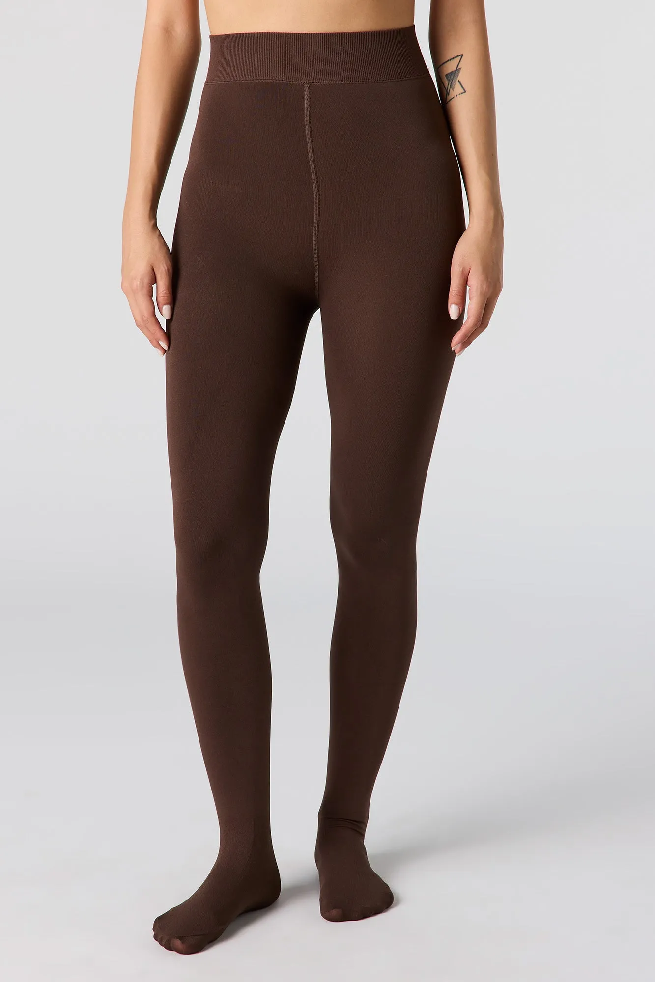 Bas collants doublés de similifourrure sold by Urban Planet