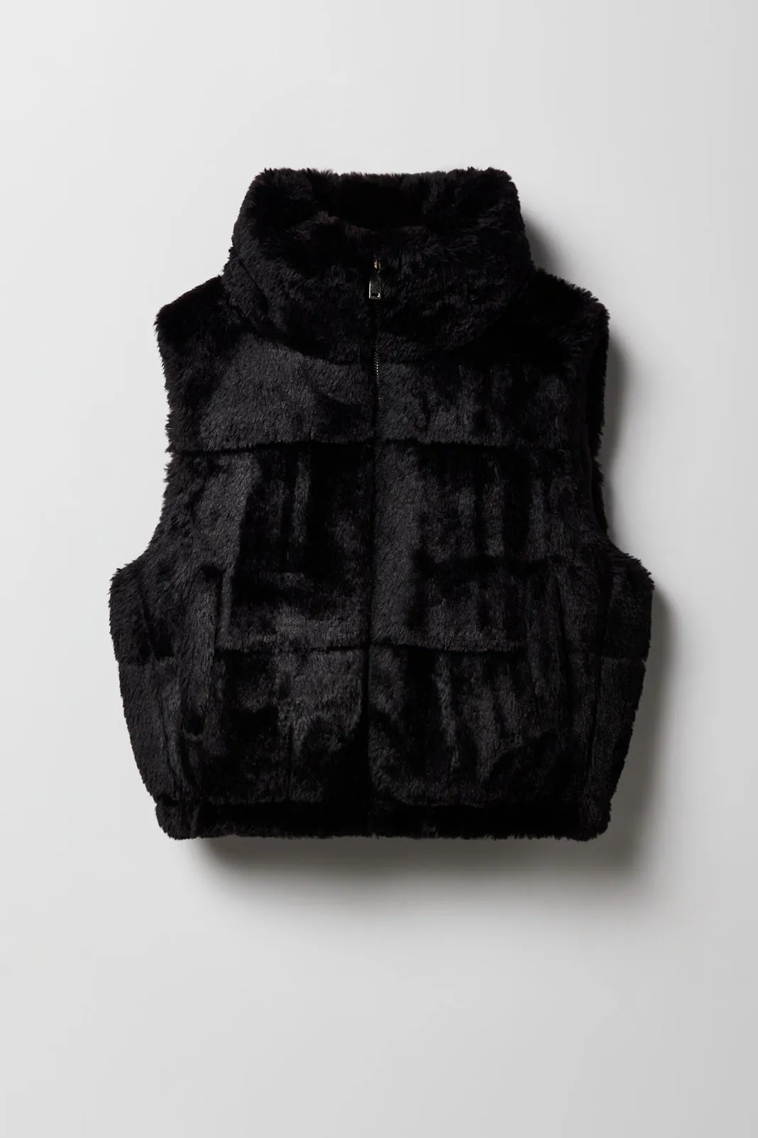 Girls Faux Fur Puffer Vest sold by Urban Planet product image thumbnail 3
