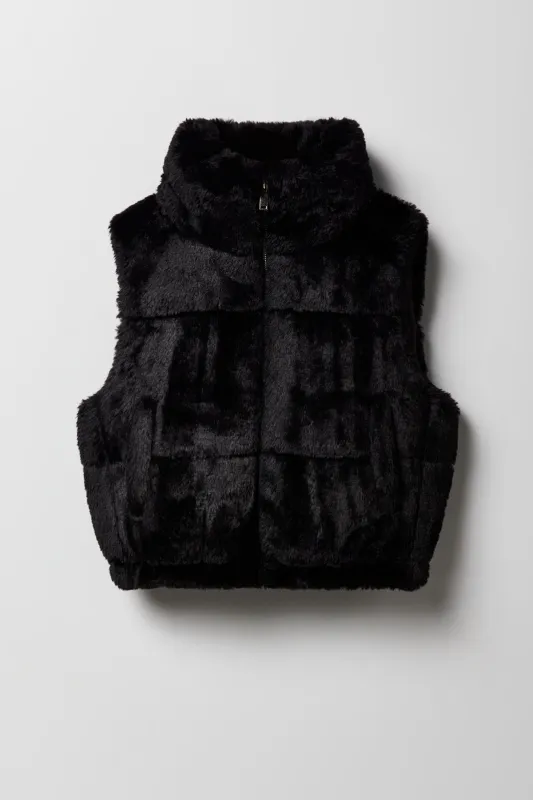 Gilet matelassé en similifourrure pour filles sold by Urban Planet