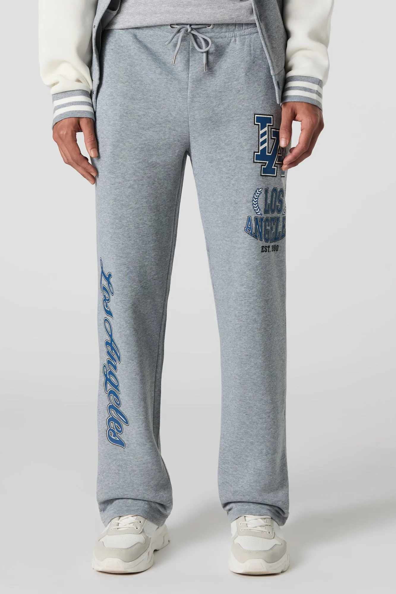 City Graphic Fleece Varsity Sweatpant sold by Urban Planet product image thumbnail 5