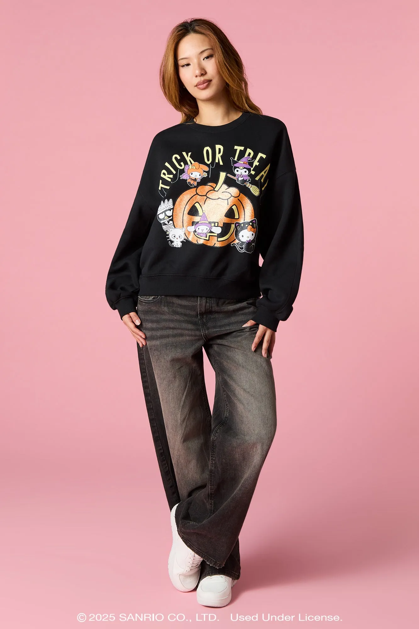 Hello Kitty® and Friends Halloween Fleece Sweatshirt sold by Urban Planet product image thumbnail 3