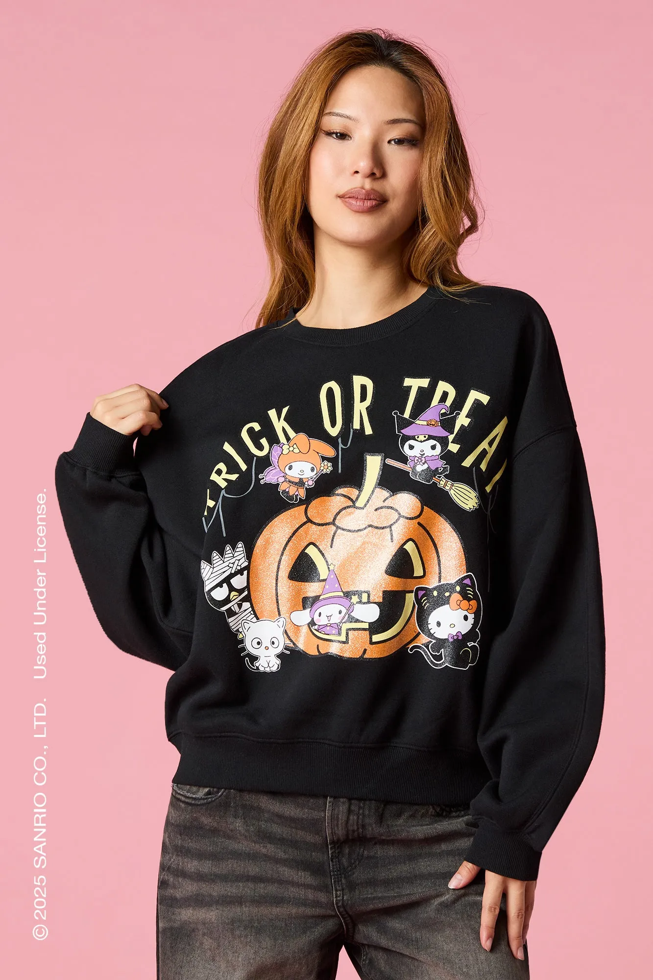 Hello Kitty® and Friends Halloween Fleece Sweatshirt sold by Urban Planet