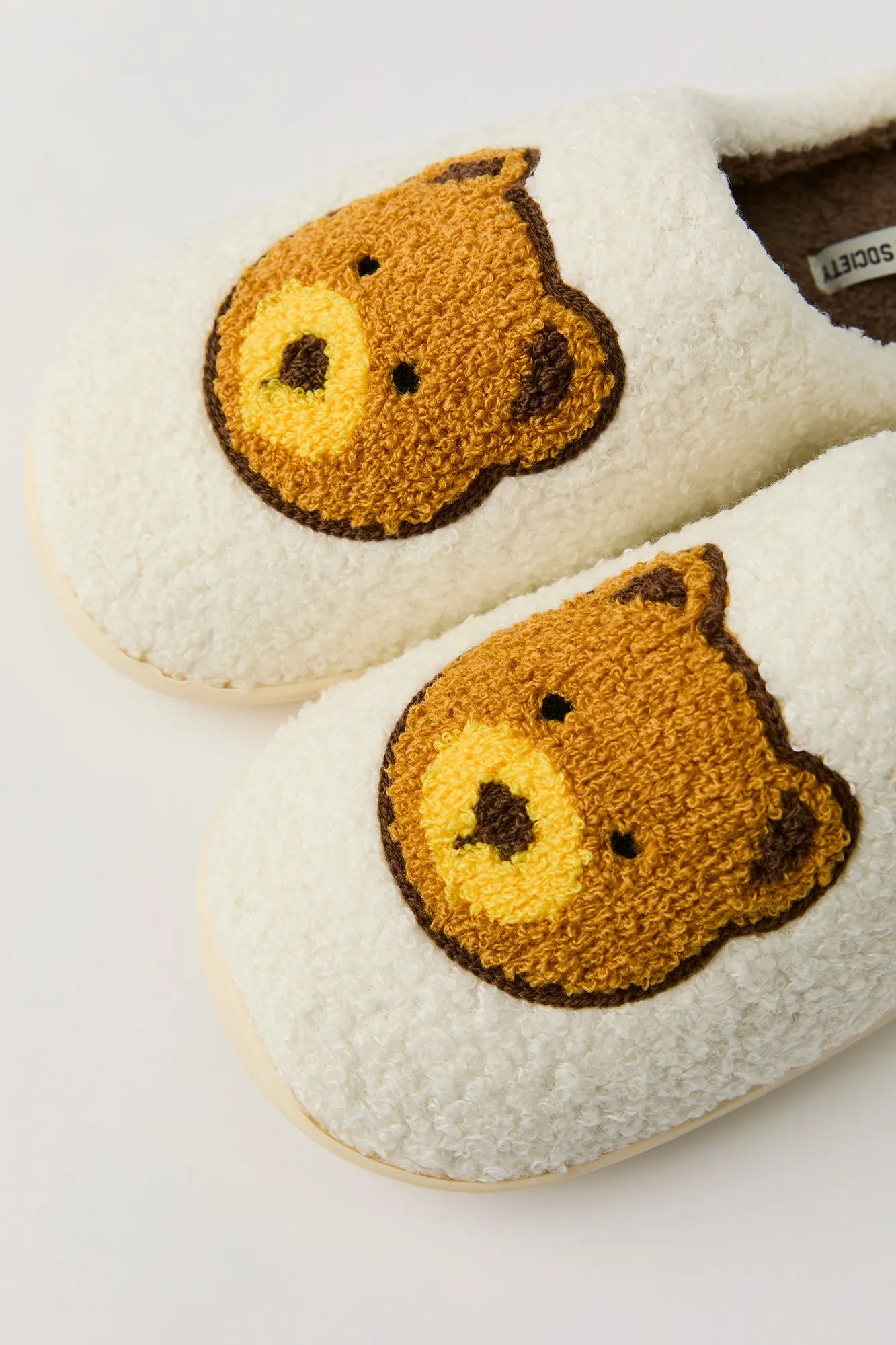 Bear Sherpa Slippers sold by Urban Planet